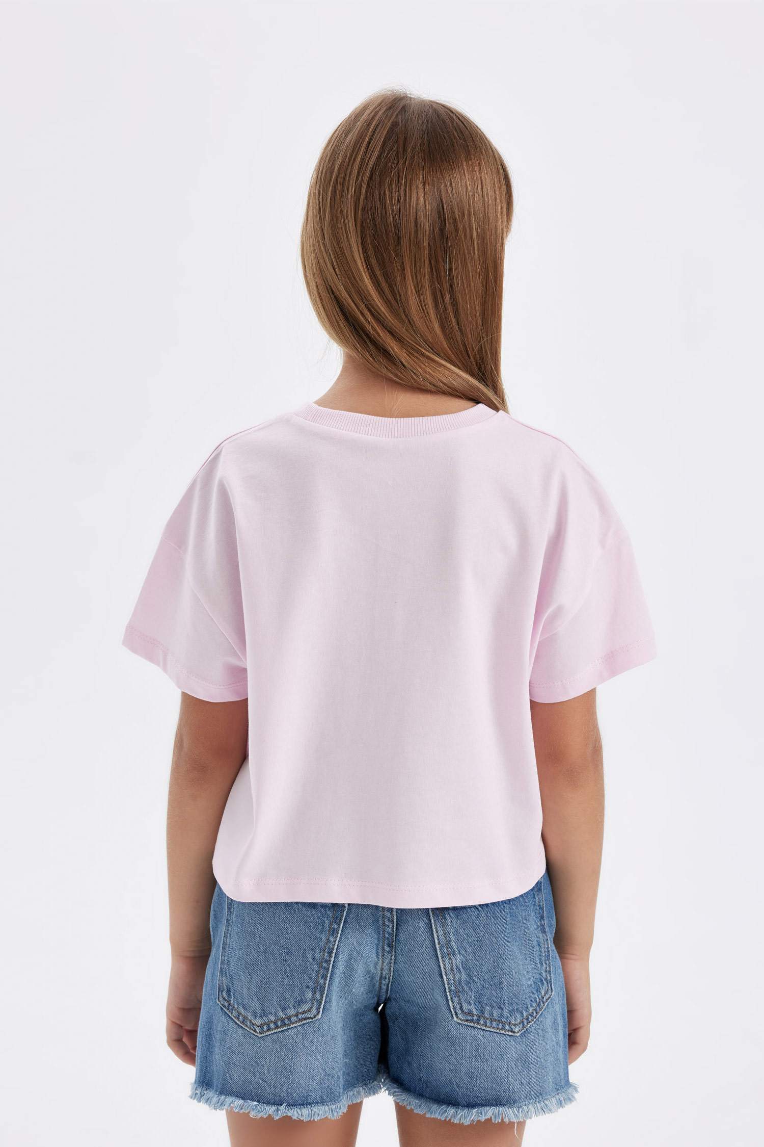 Girl Printed Short Sleeve T-Shirt