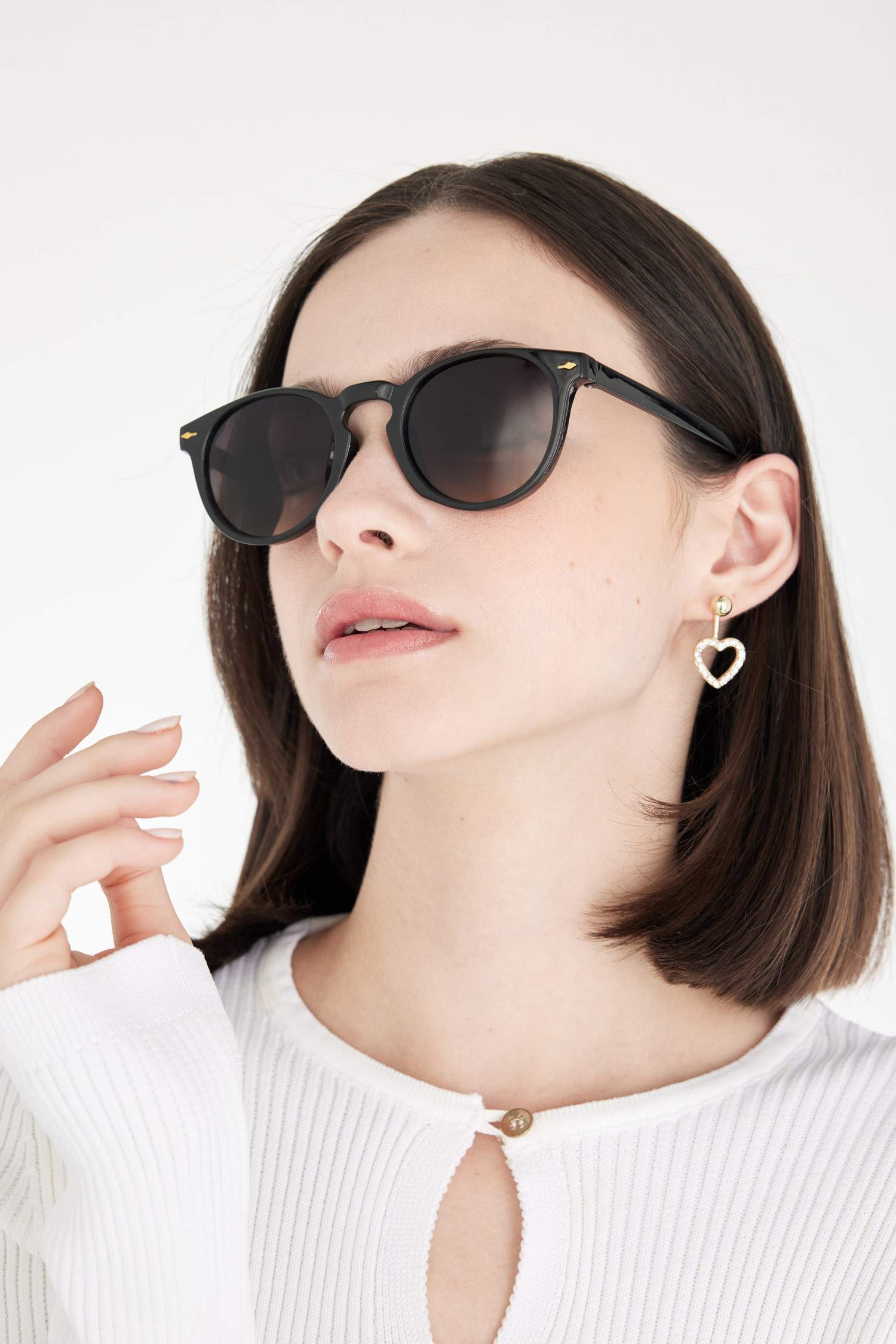 Kadın Yuvarlak Güneş Gözlüğü