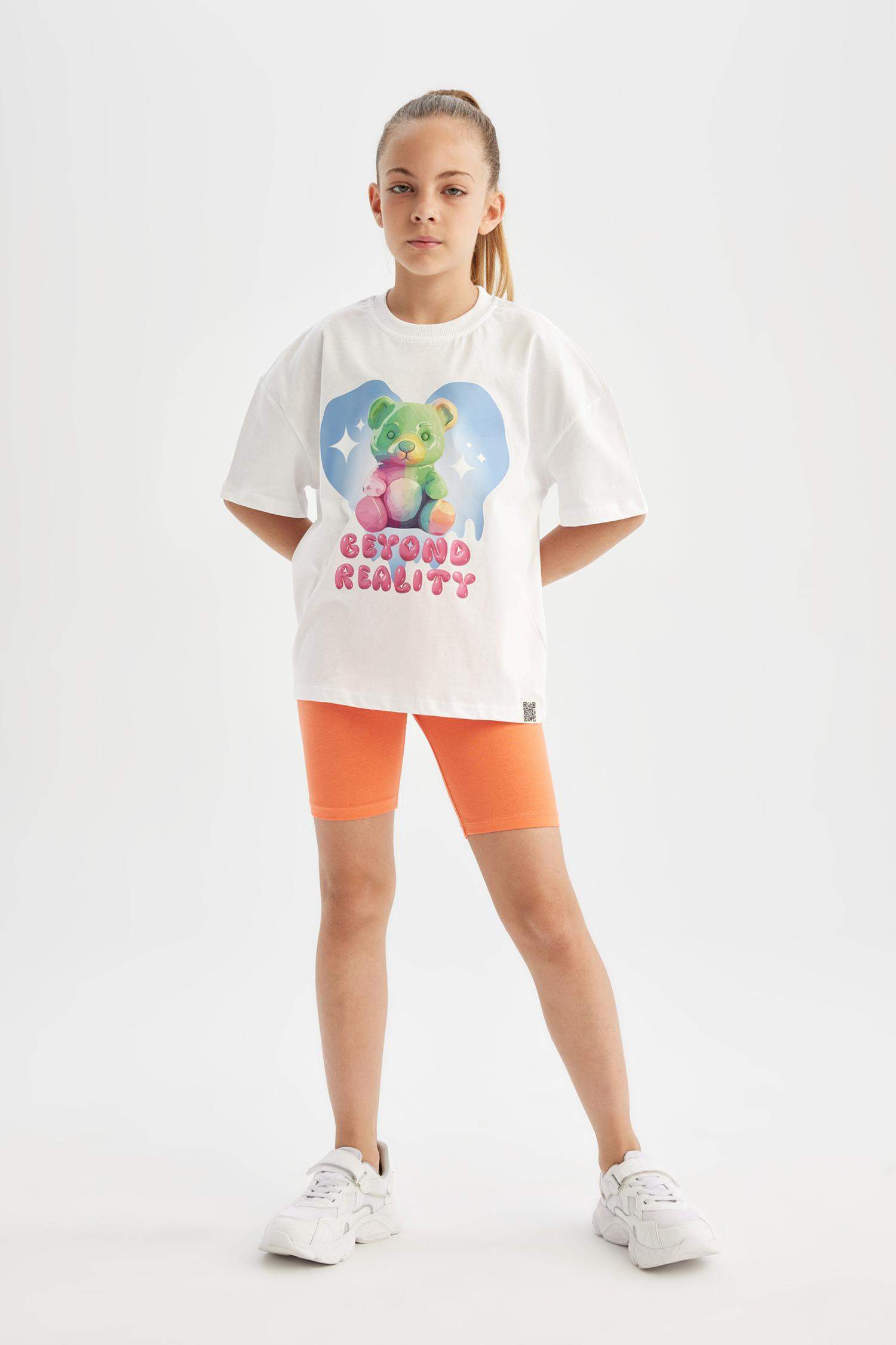 Kız Çocuk Biker Tayt