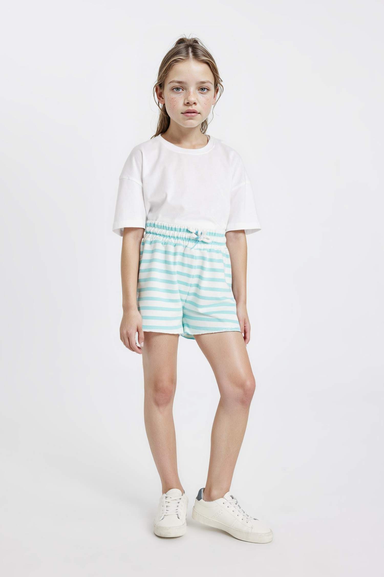 Girl Striped Shorts