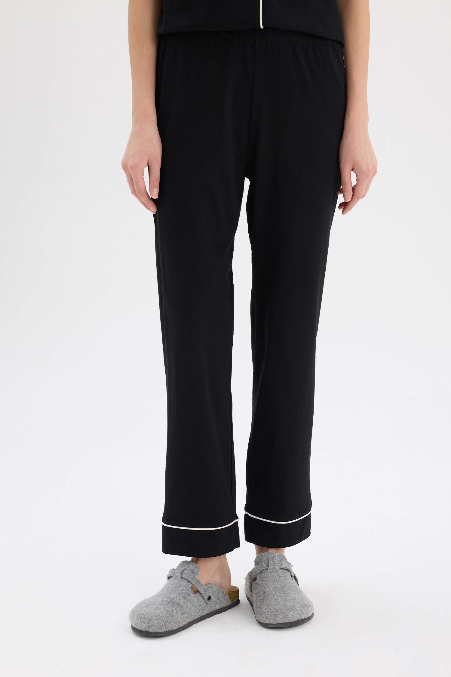 Pijama Takımı Kısa Kollu Üst Uzun Alt-Fall in Love