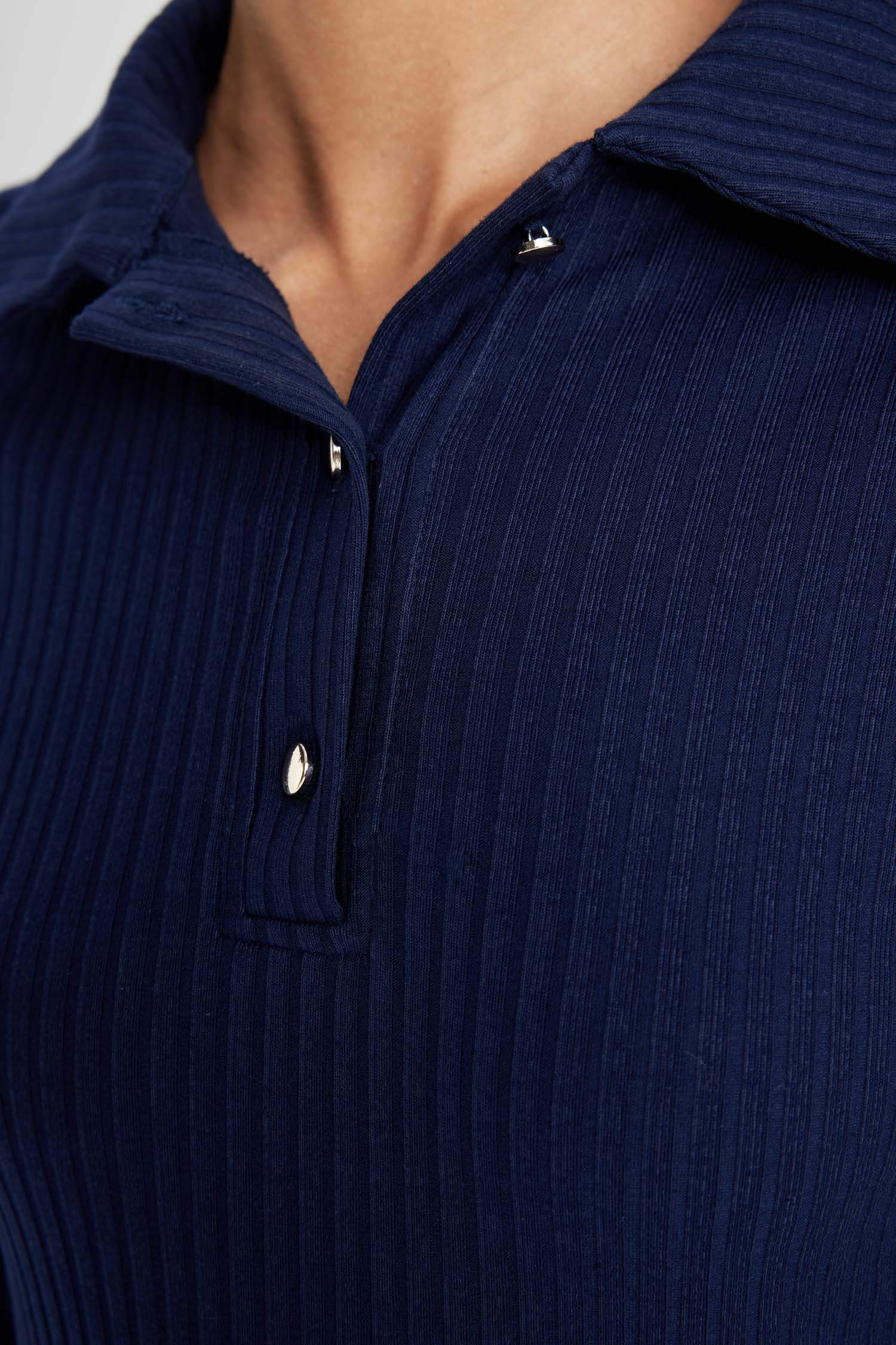 Bodycon Polo Collar Camisole Midi Dress