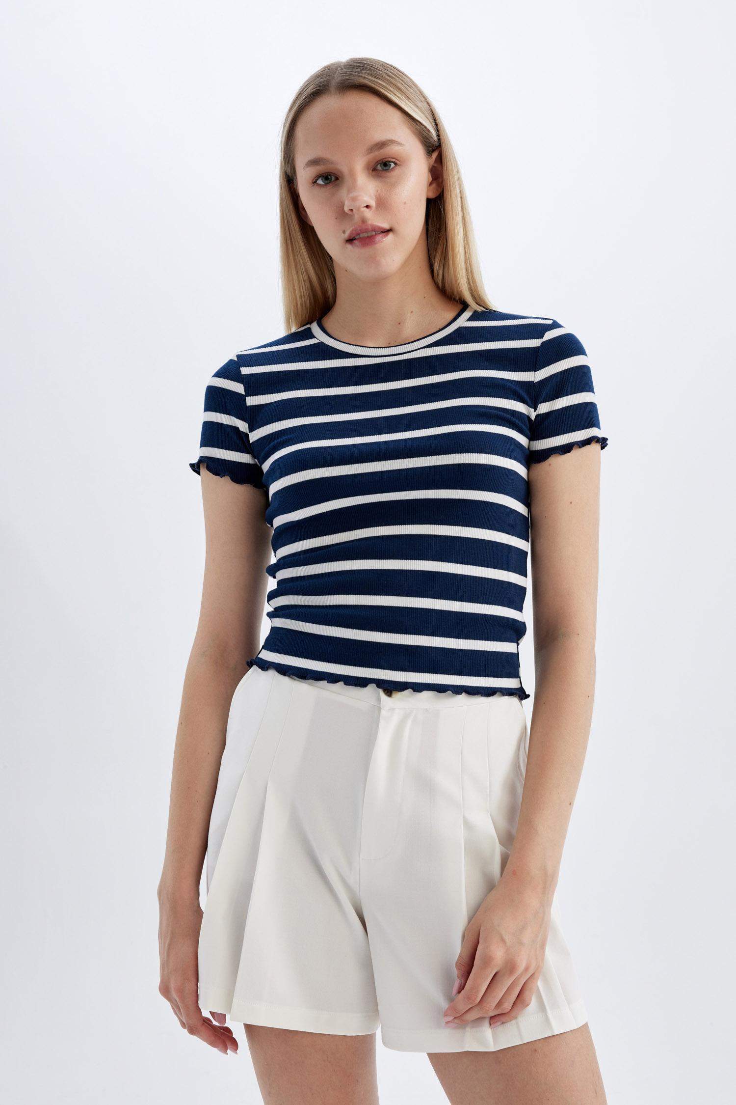 Short coupe régulière Taille Haute