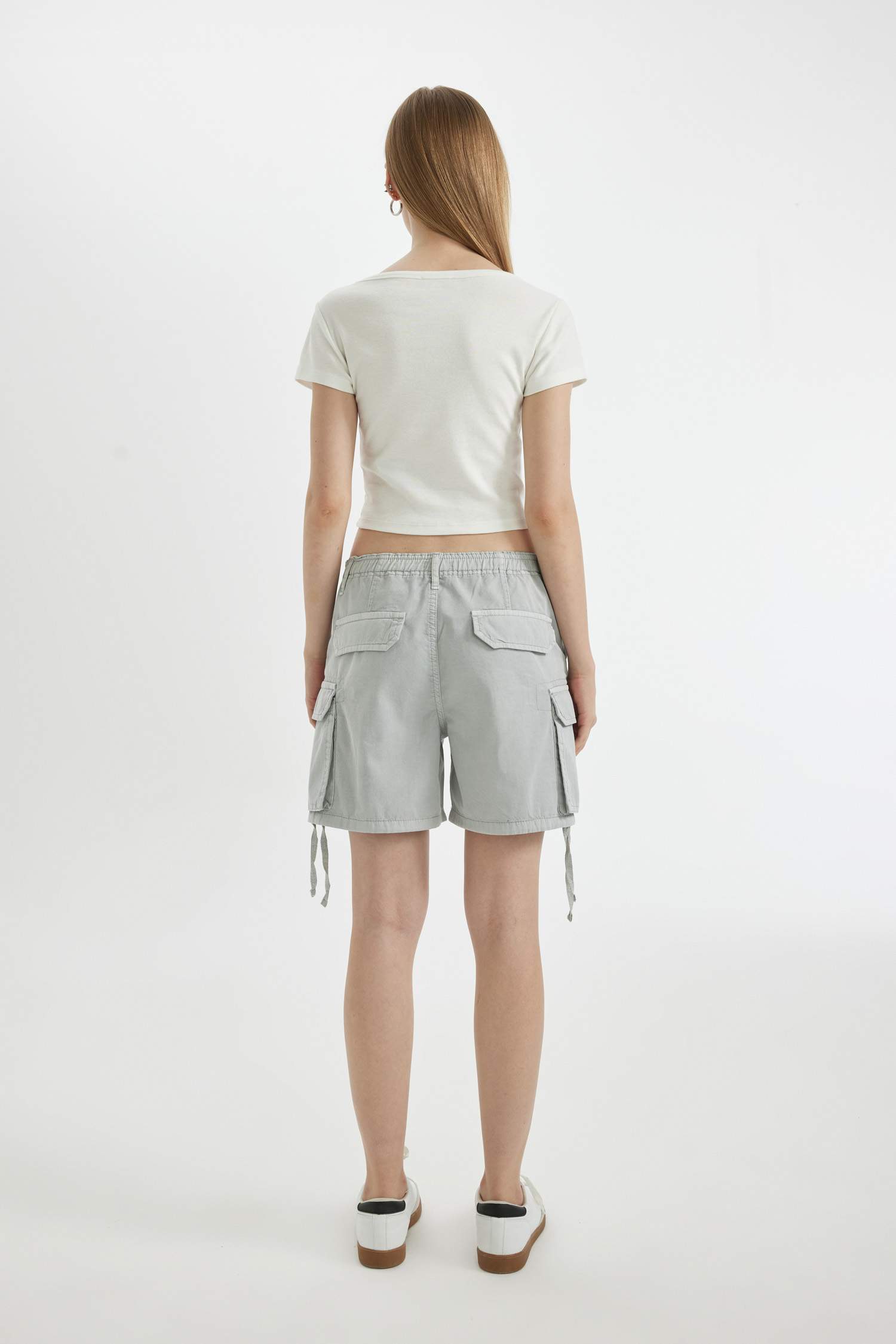 Coool Regular Fit Normal Bel Kısa Paça Gabardin Şort