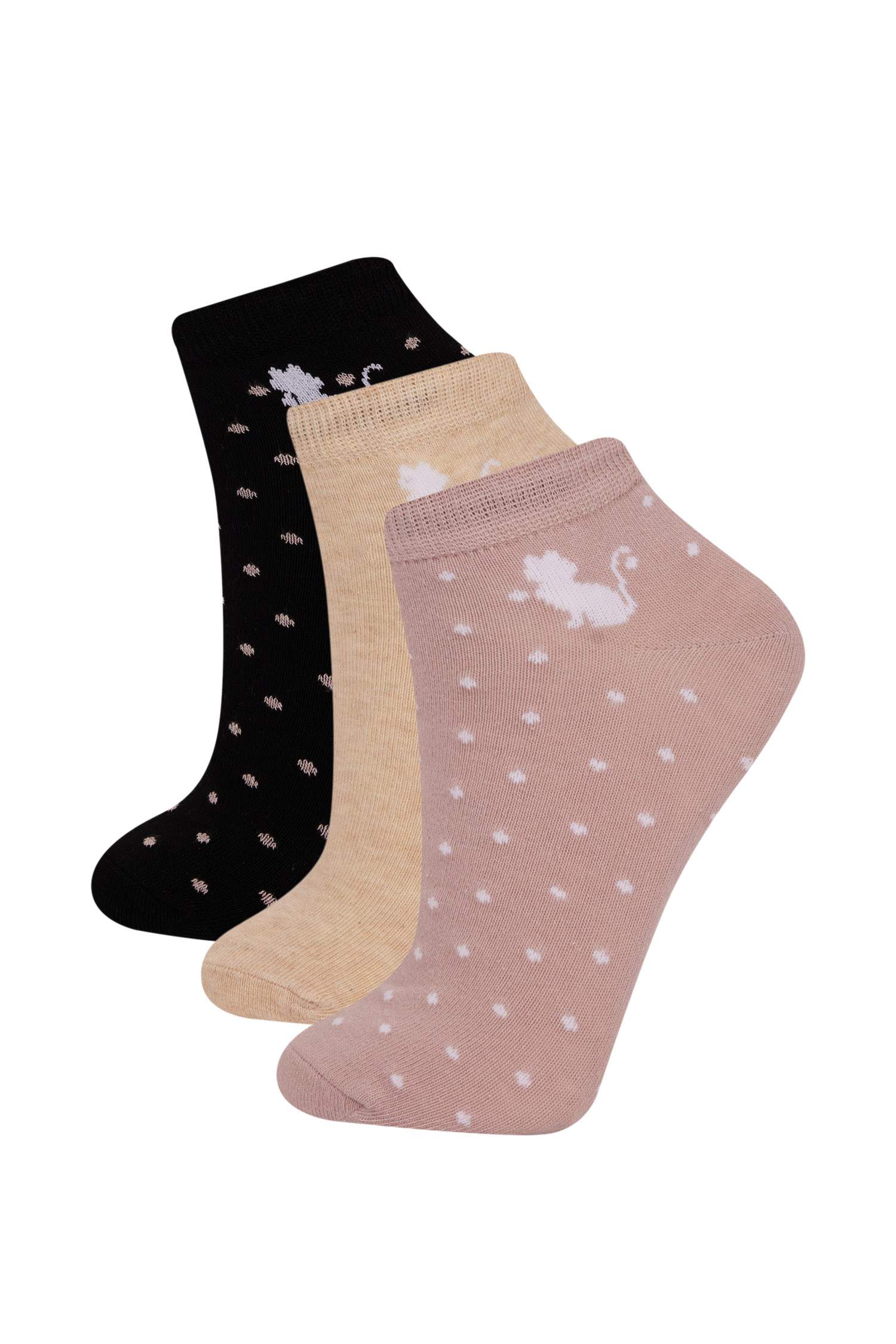 Woman 3 piece Short Socks