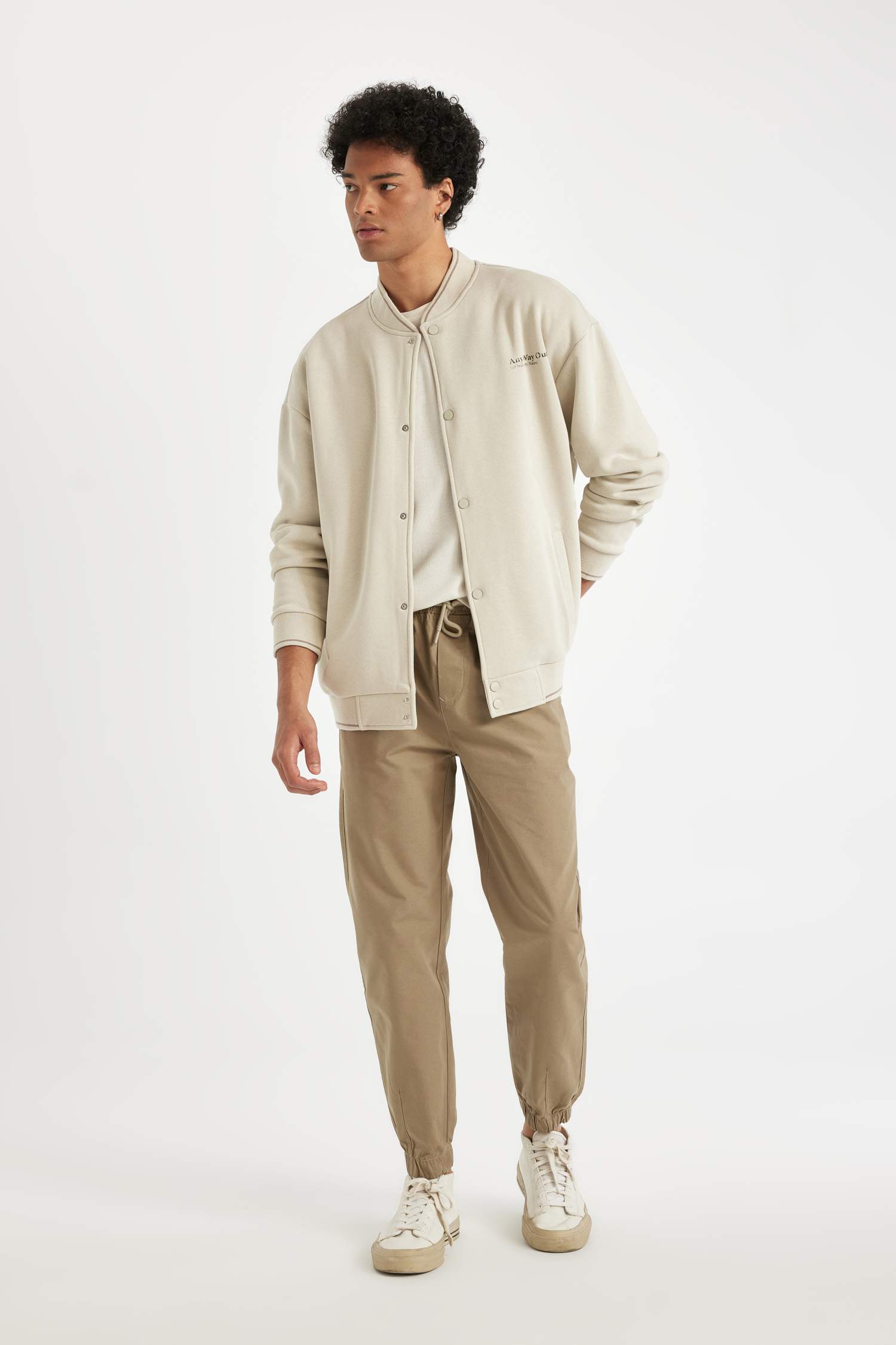 سروال منسوج جوجر فيت