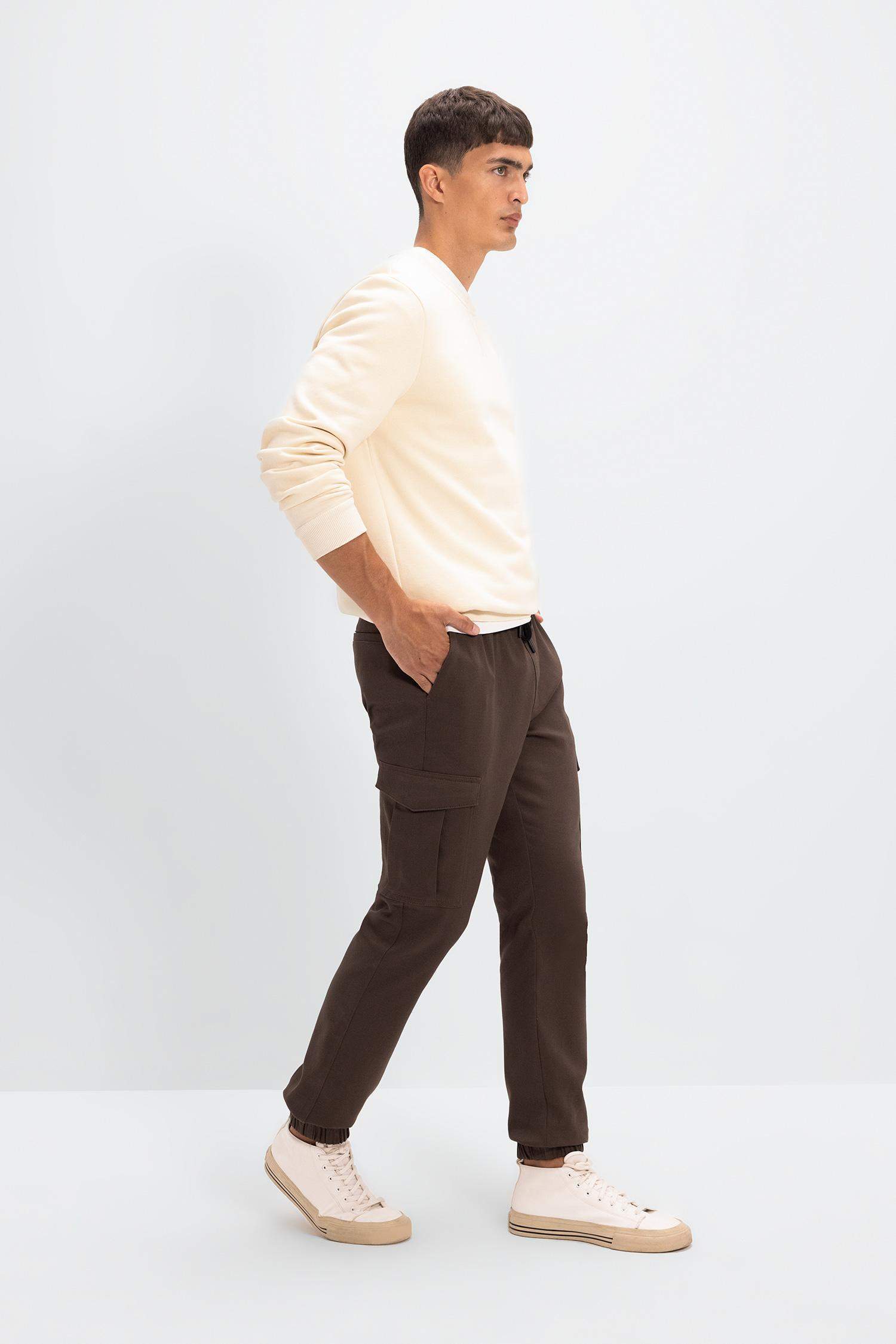 Yazlık Jogger Taktik Pantolon Kargo Cepli Beli Bağcıklı Lastikli Paça