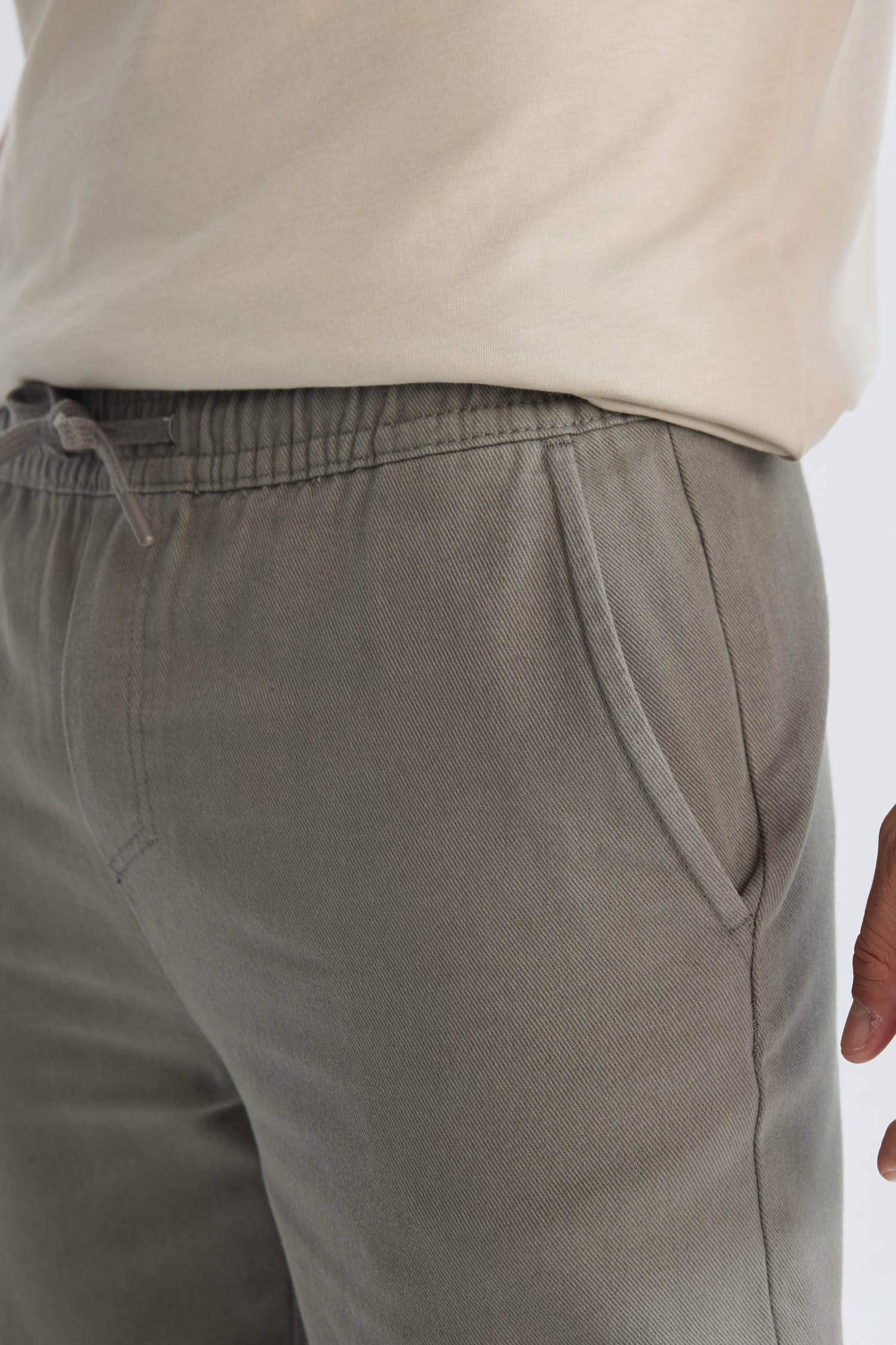 %100 Pamuk Regular Fit Normal Kesim Yazlık Jogger Pantolon