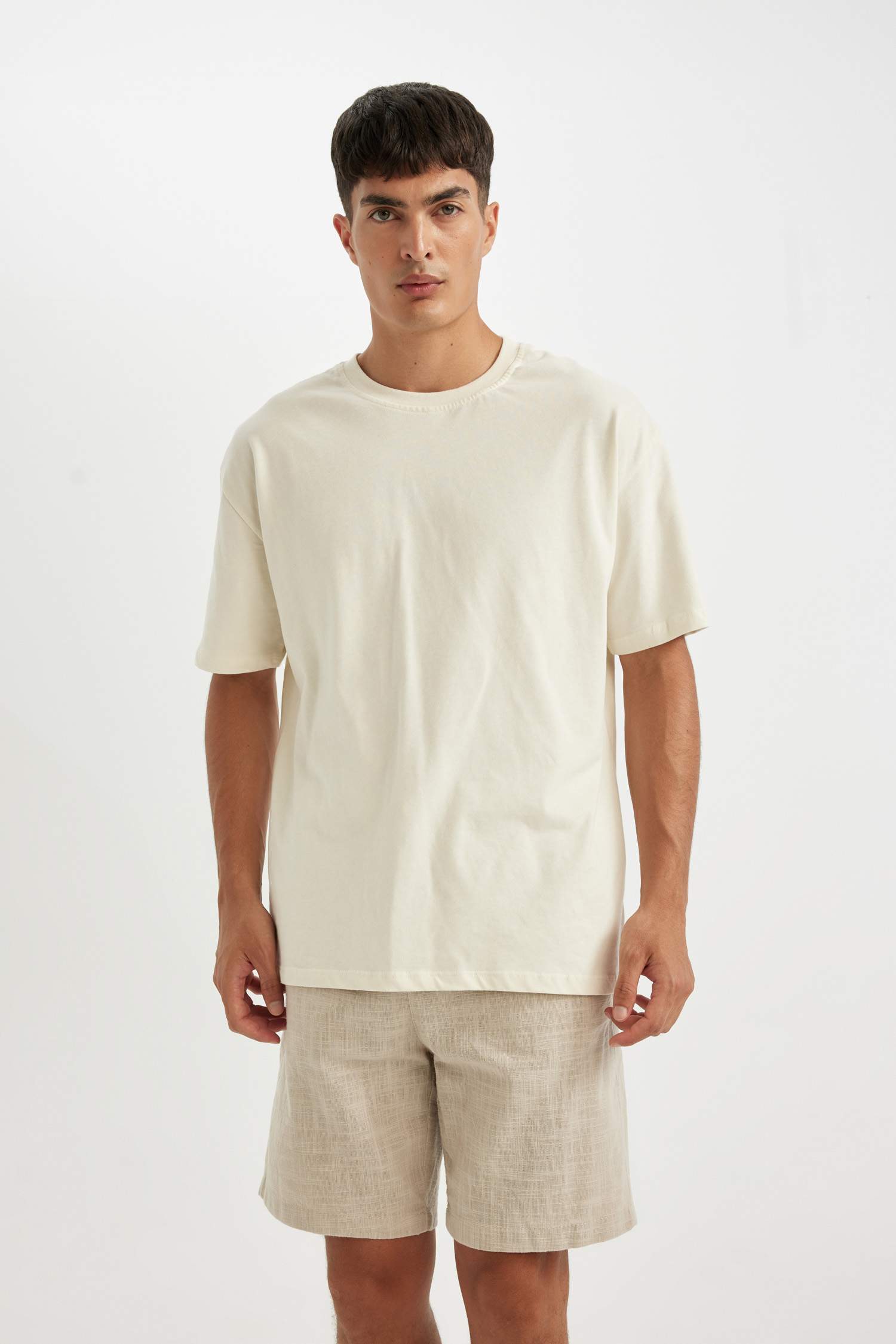 Relax Fit Cotton Bermuda Shorts