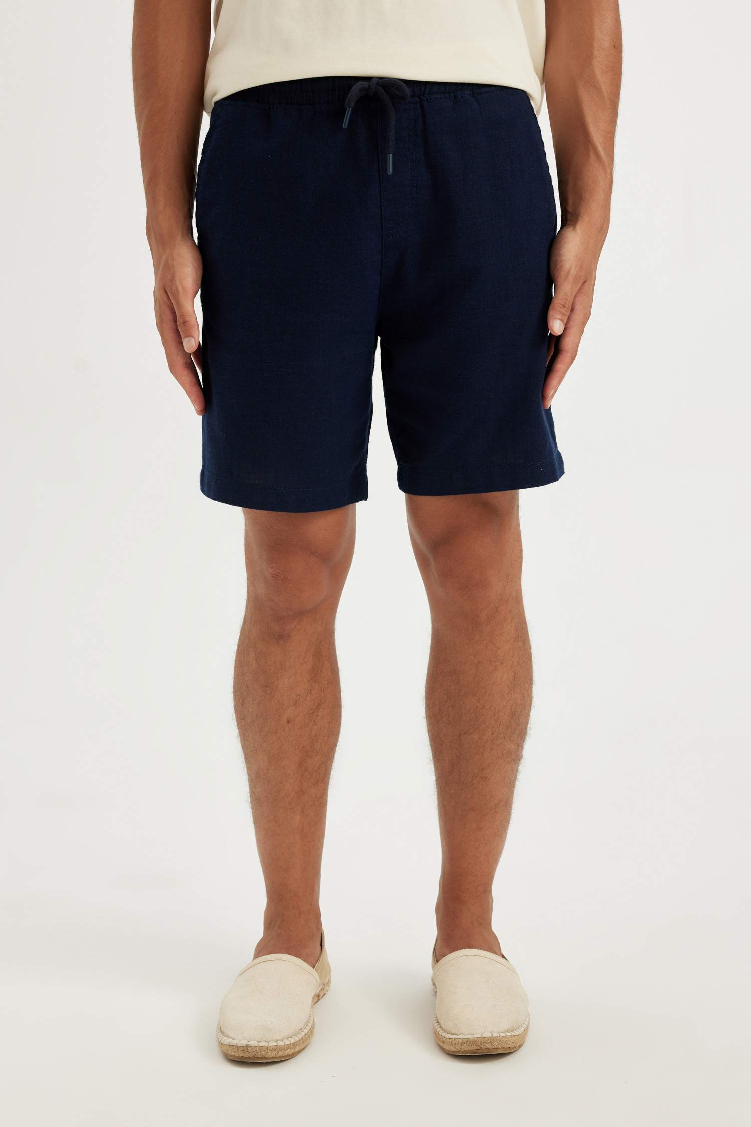 Relax Fit Cotton Bermuda Shorts