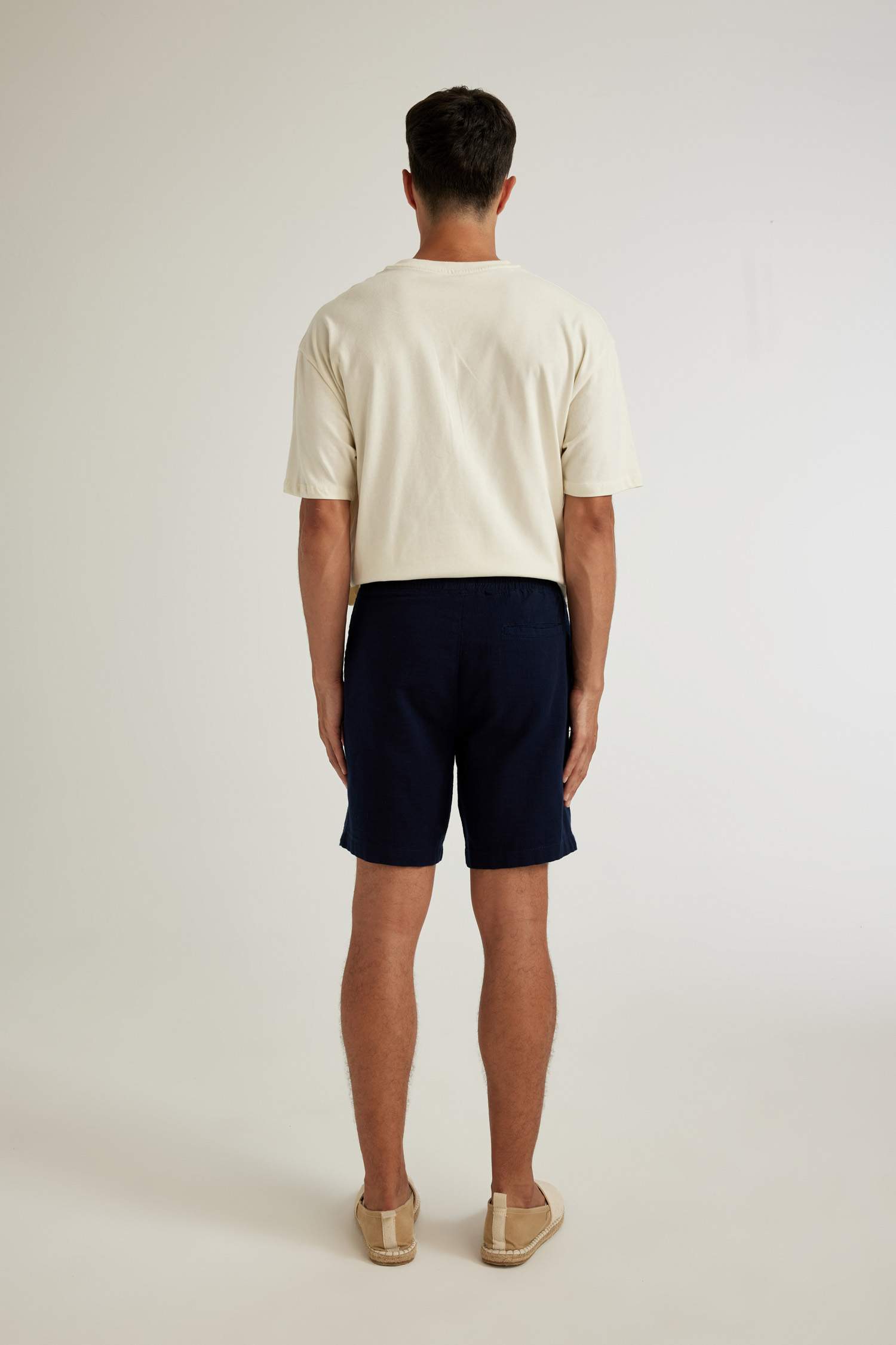 Relax Fit Cotton Bermuda Shorts