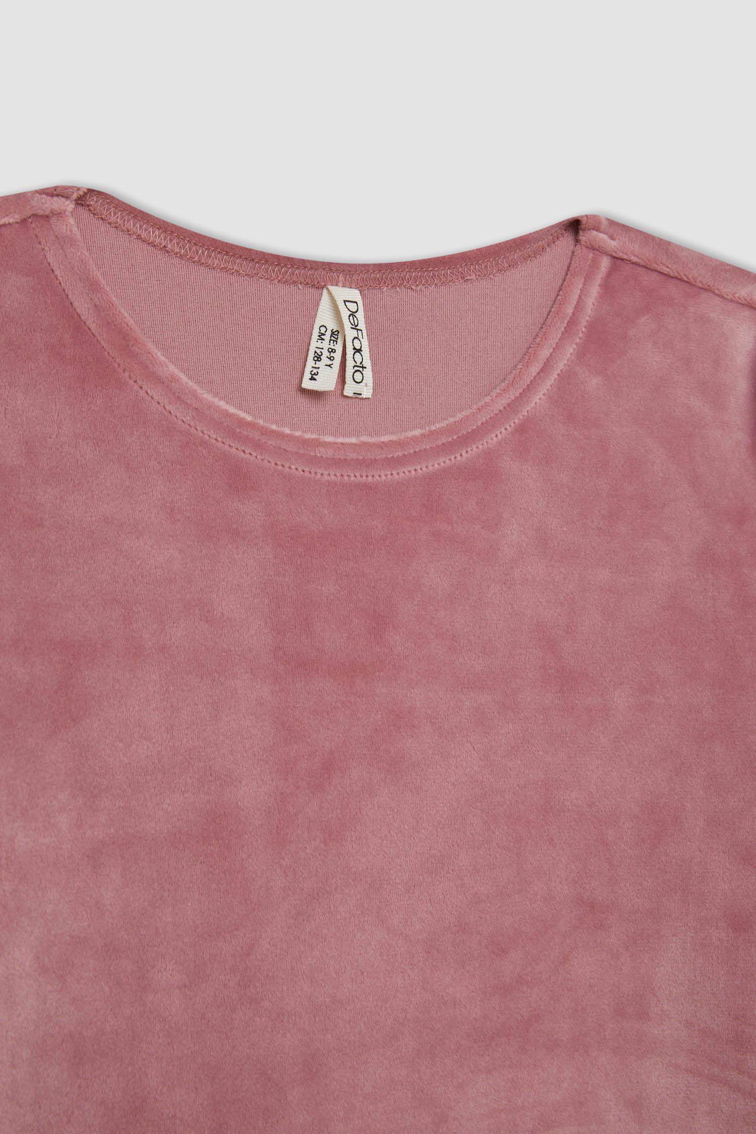 سيت بجامة صوف بناتي قصة عادية - قطعتين