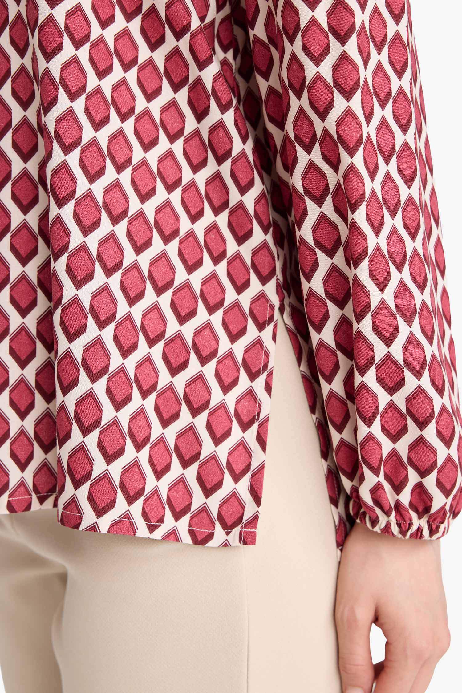 Regular Fit V-Neck Long Sleeve Shirt