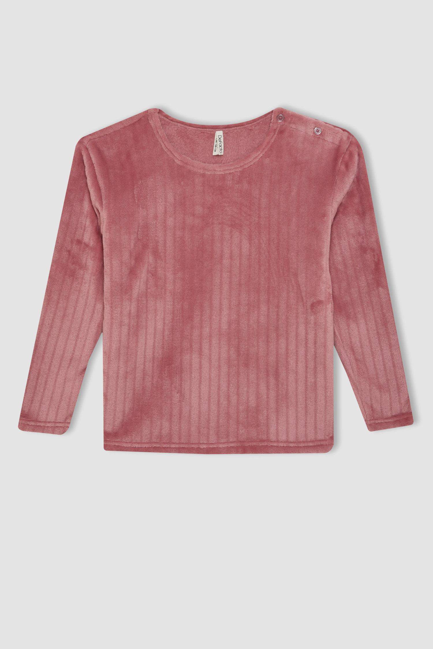 Girl Fleece Long Sleeve 2 Piece Pajama Set