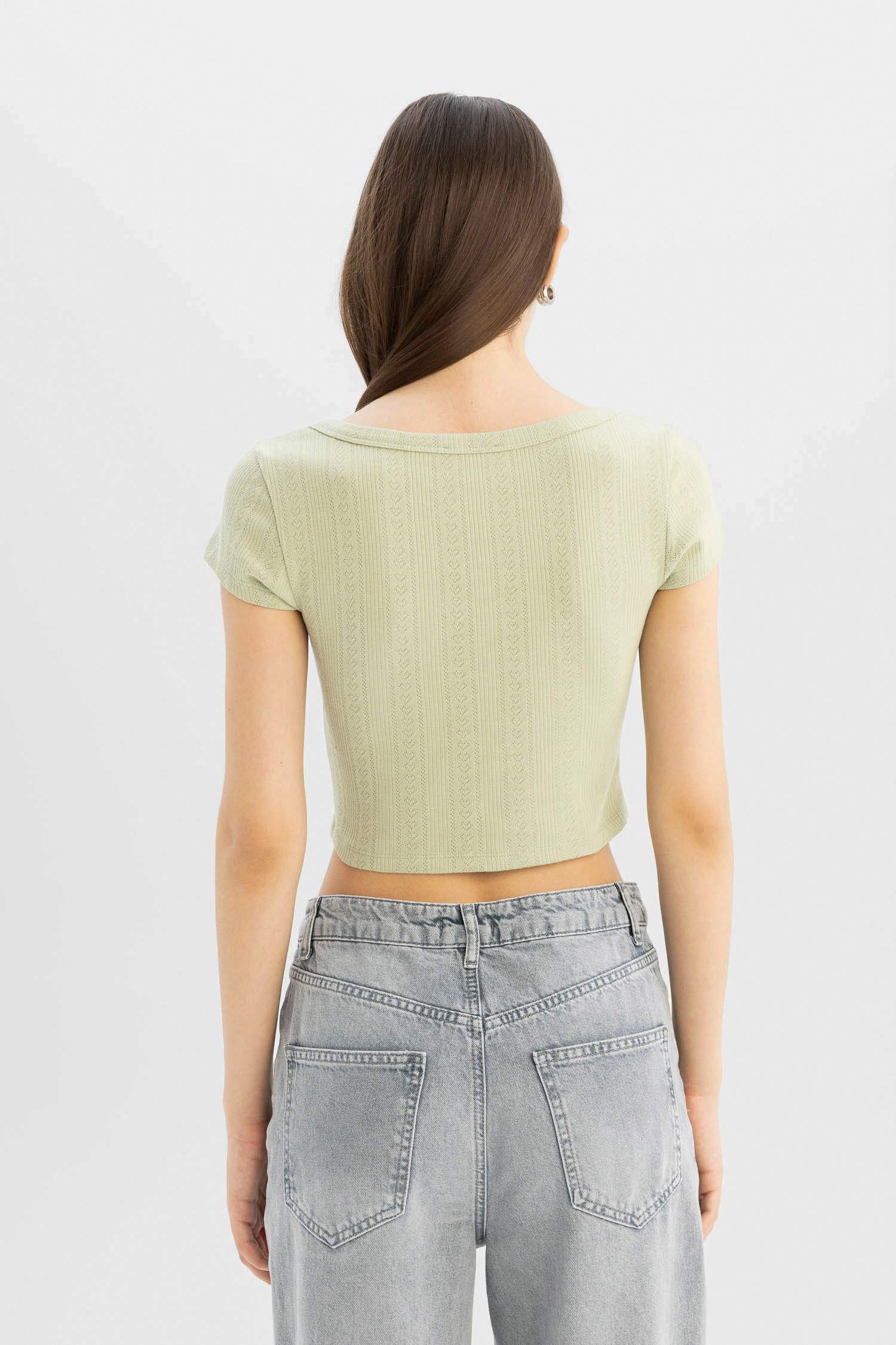 تيشيرت نص كم سليم فيت