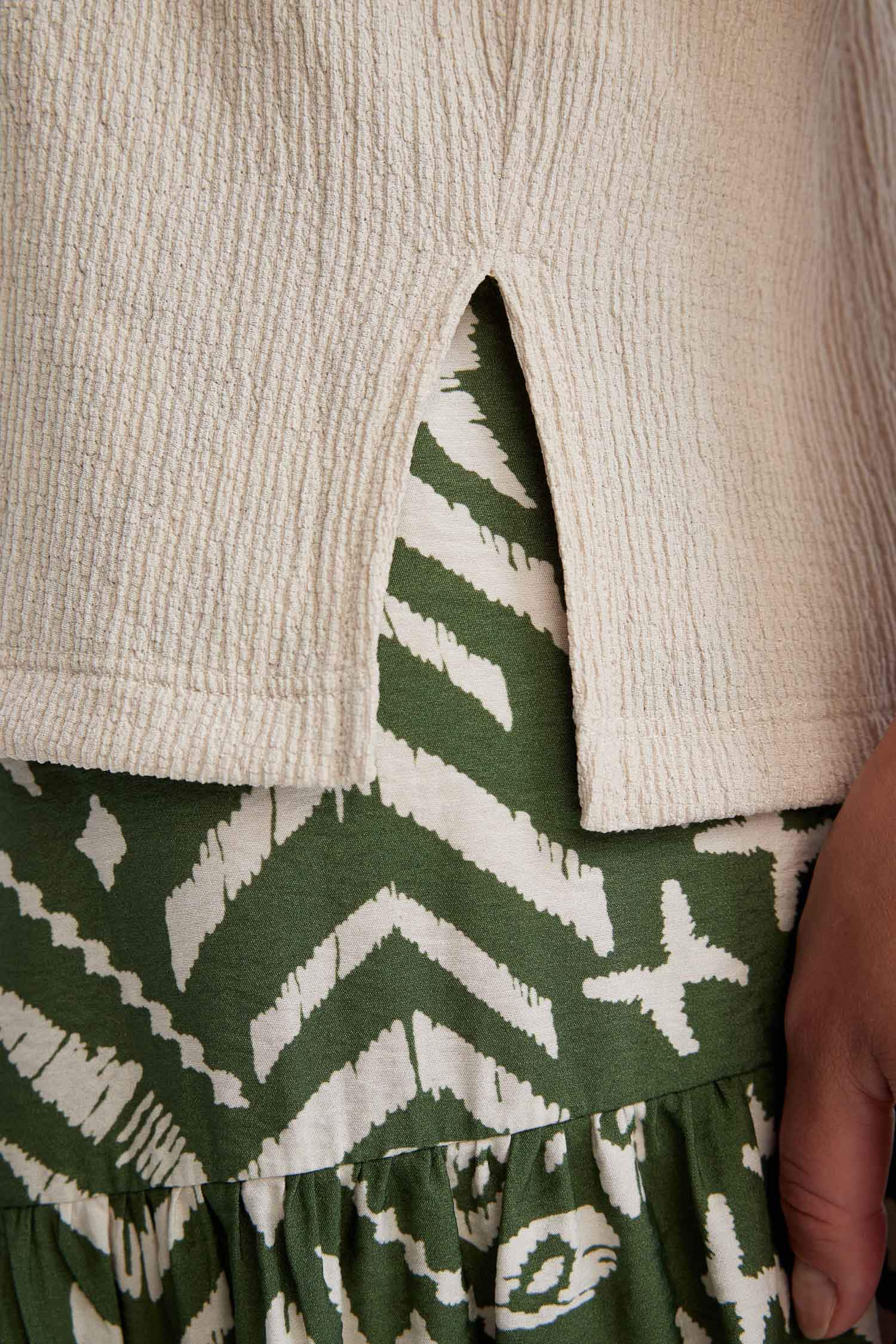 T-Shirt à Manches Courtes coupe régulière à Col Rond