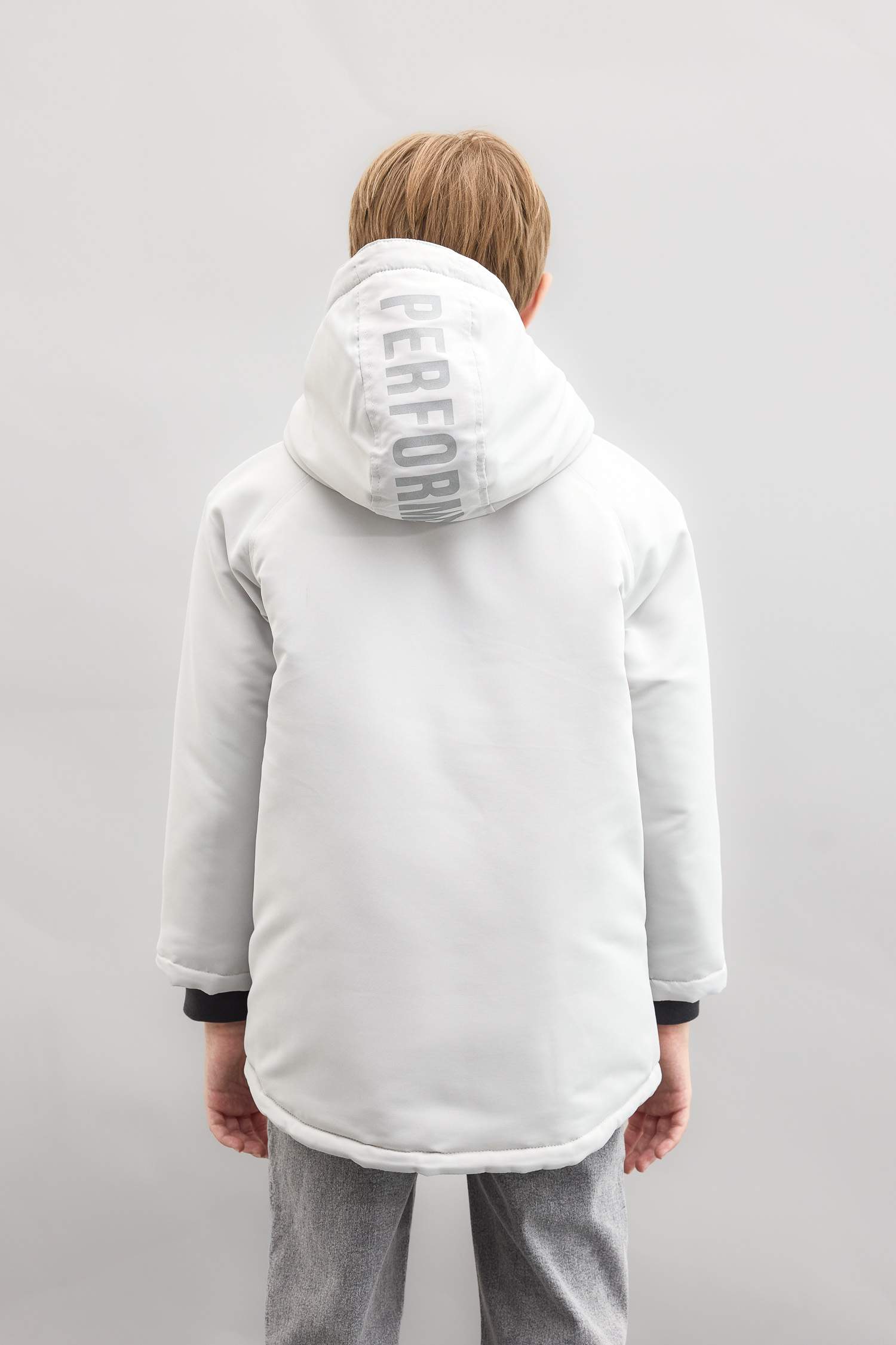 Erkek Çocuk Su Geçirmez Kapüşonlu Polar Astarlı Fermuarlı Cepli Parka