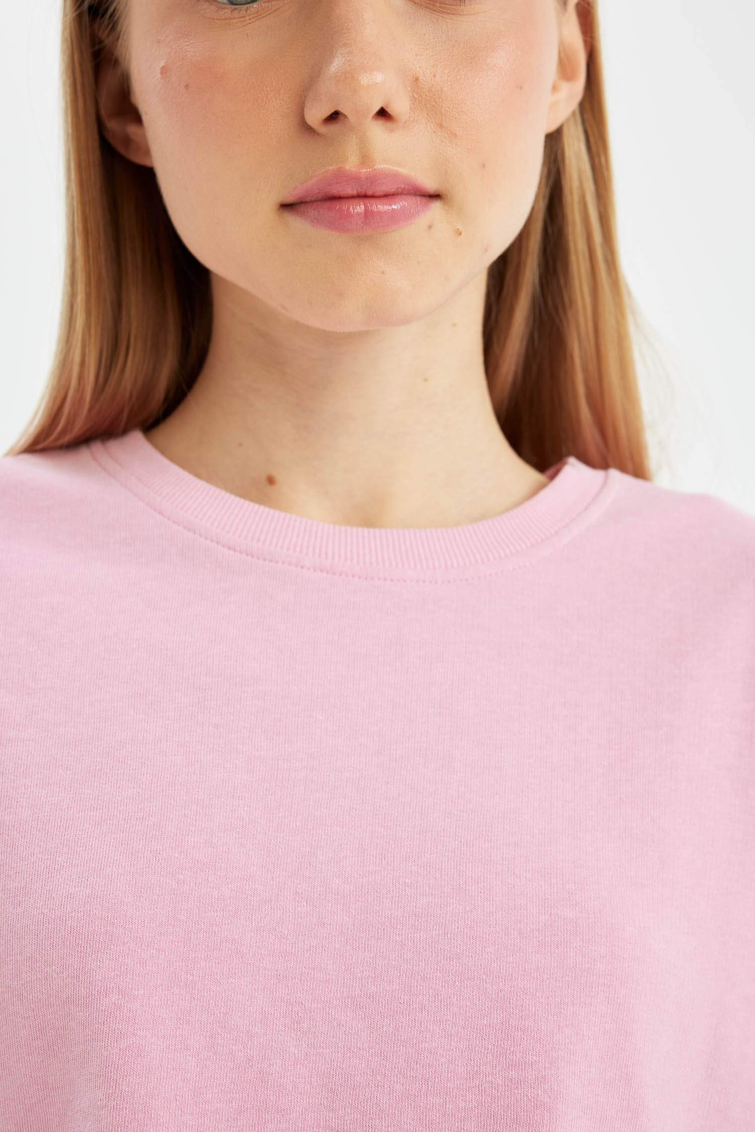 T-Shirt Coupe Ample en Tissu épais à manches courtess