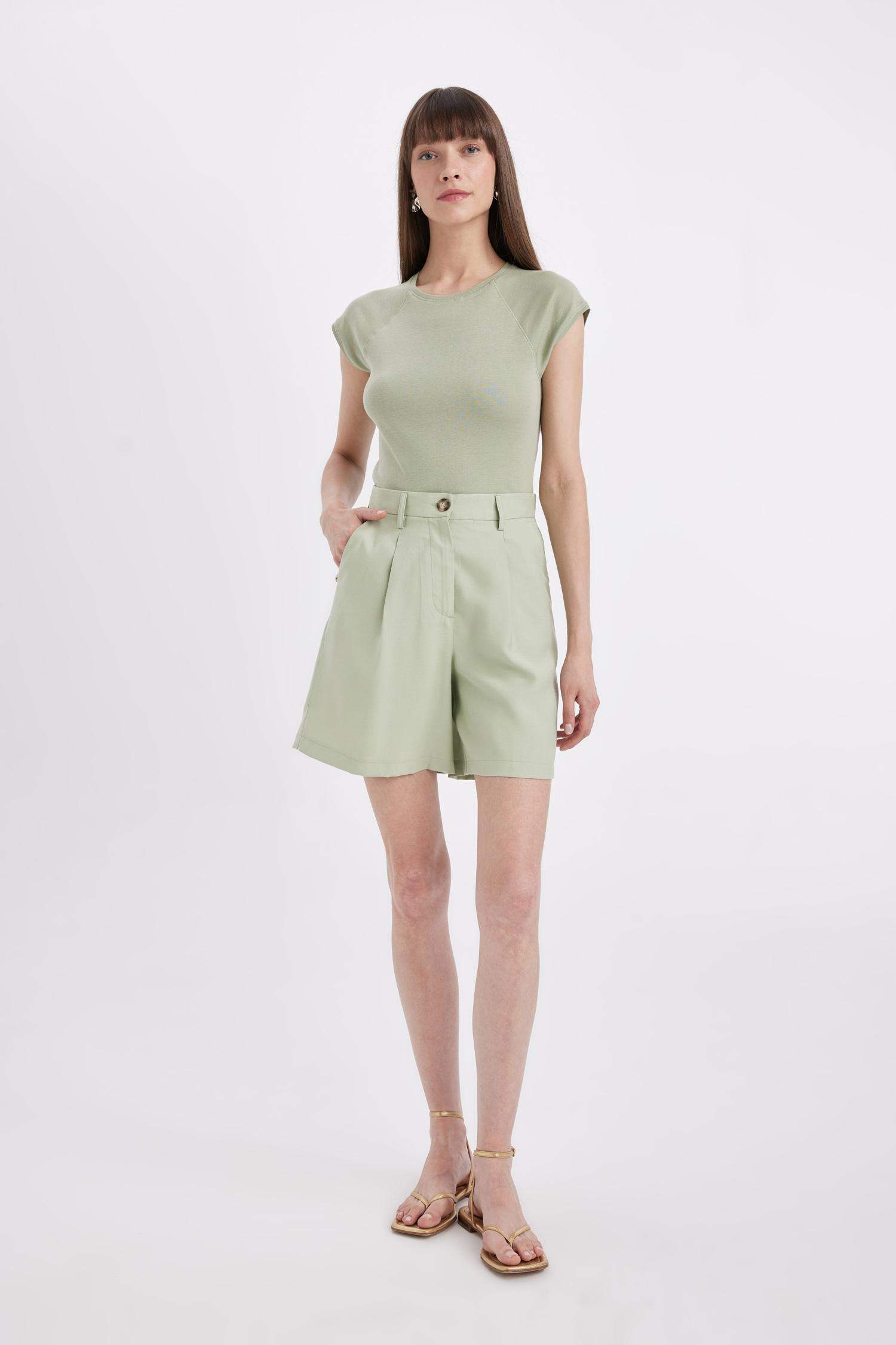 High Waist Wide Leg Shorts