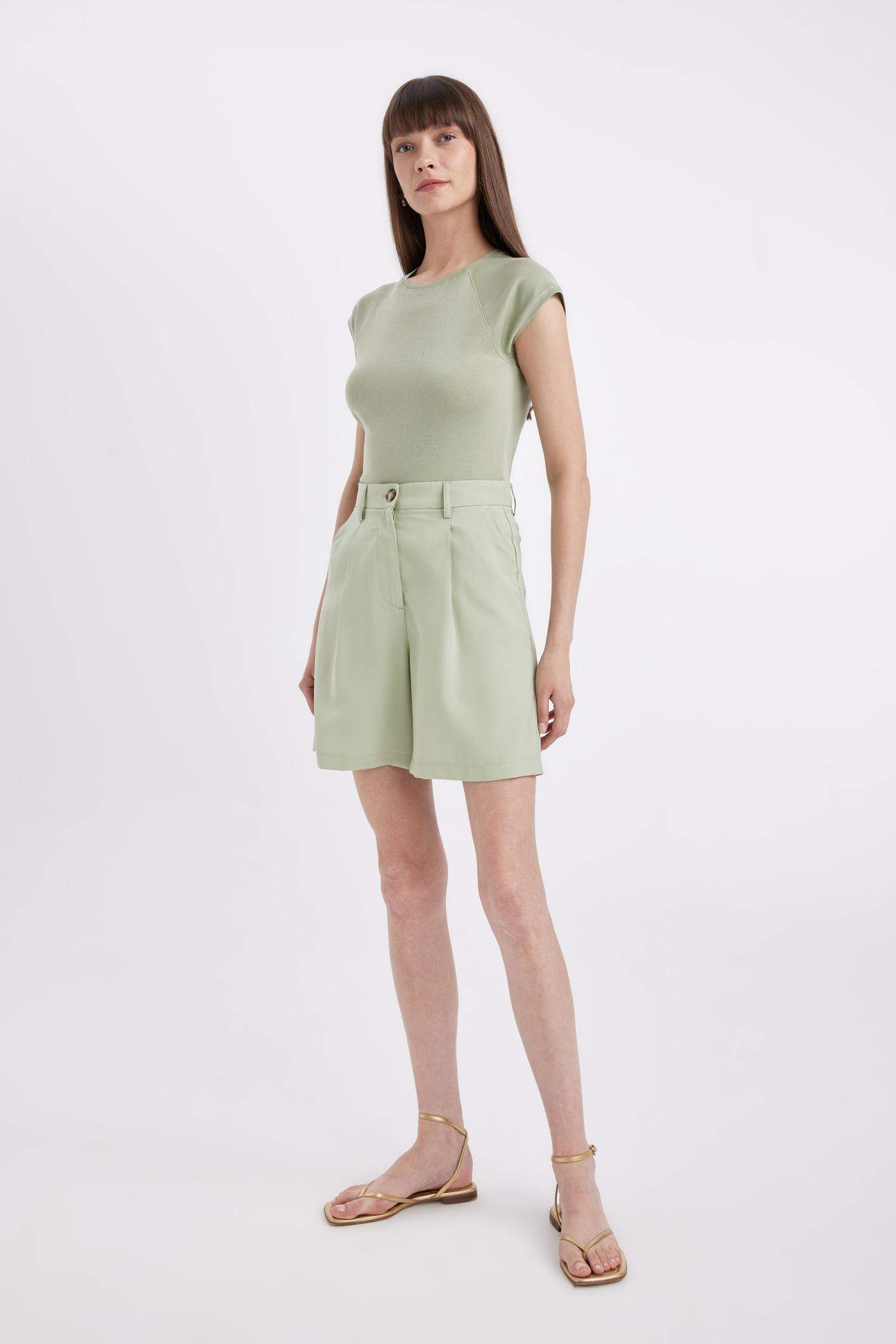 High Waist Wide Leg Shorts