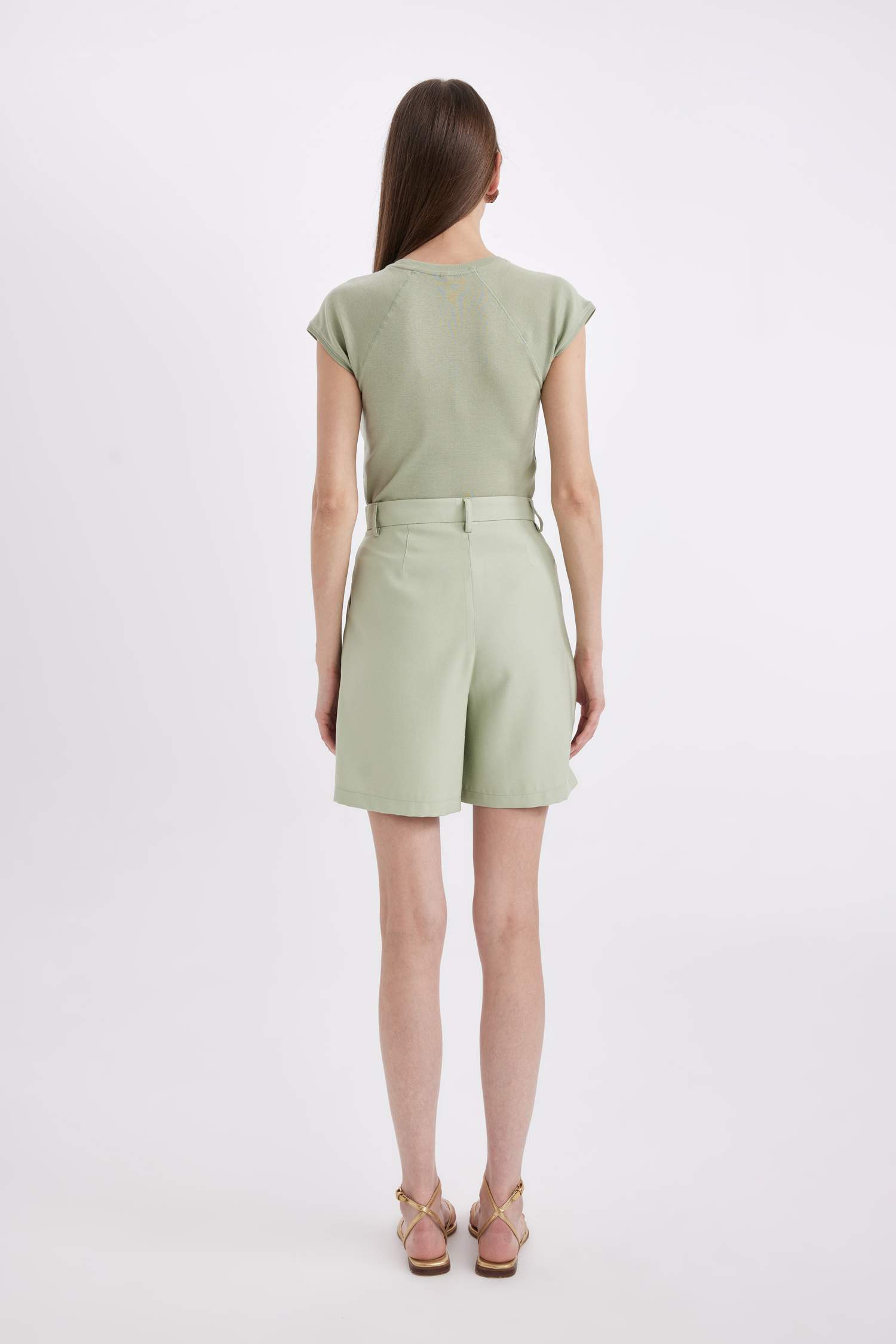 High Waist Wide Leg Shorts