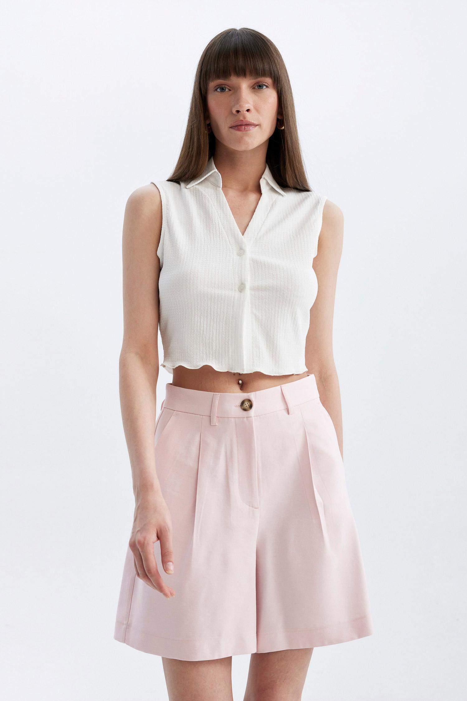 Short ample taille haute