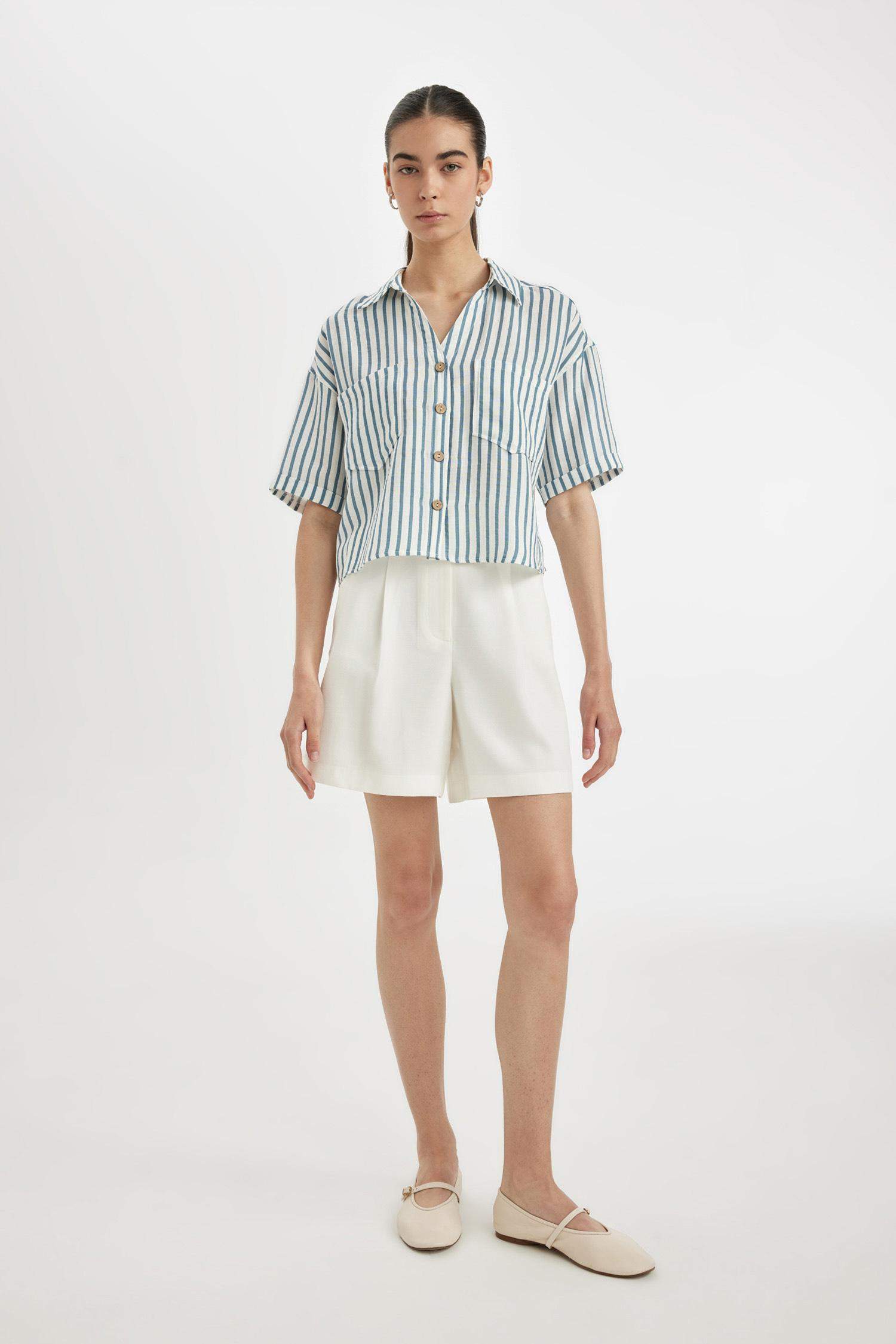 High Waist Wide Leg Shorts