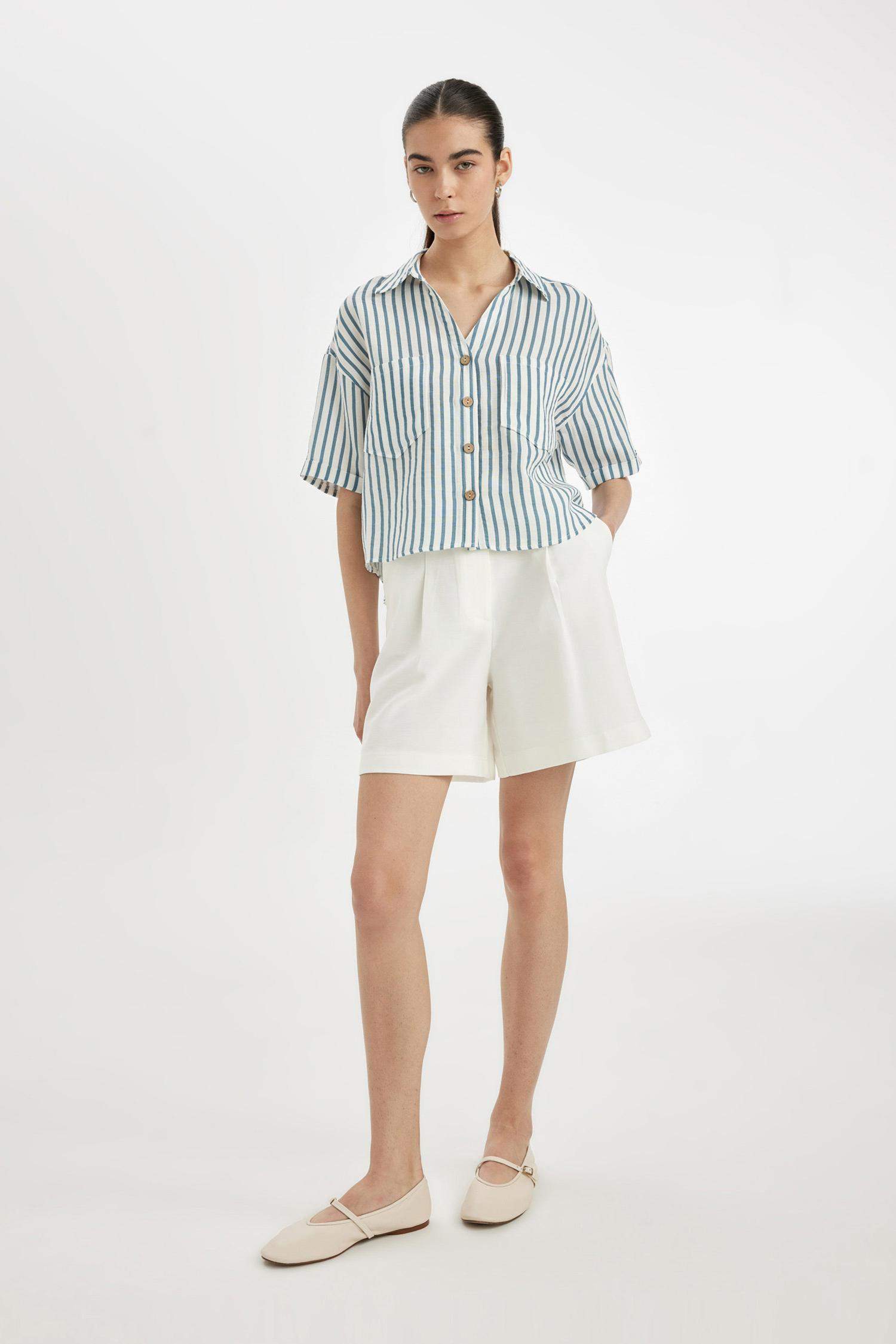 High Waist Wide Leg Shorts