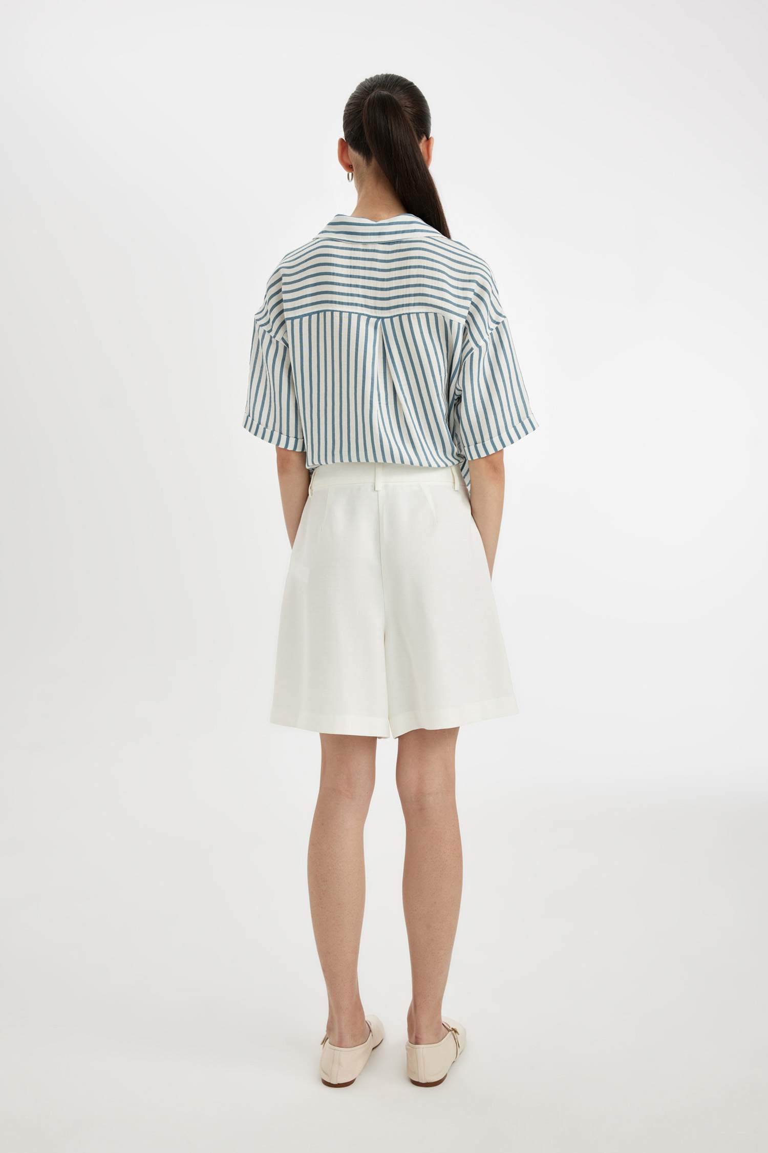 High Waist Wide Leg Shorts