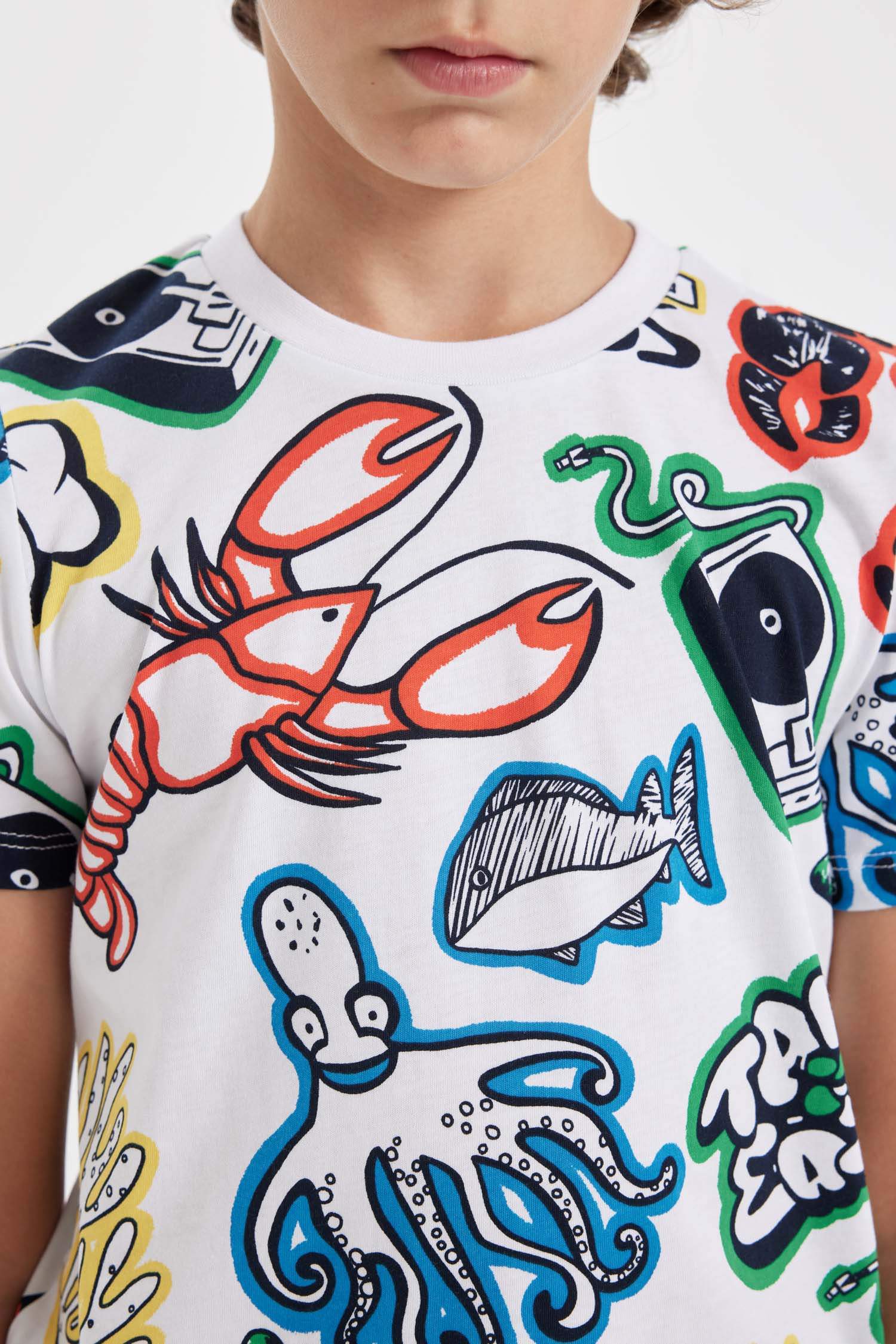 سيت بجامة ولادي قصة عادية - قطعتين