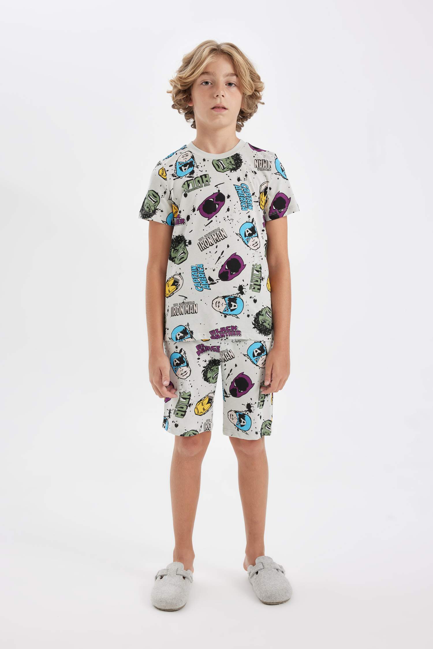 Boy Marvel Comics 2 Piece Pajama Set