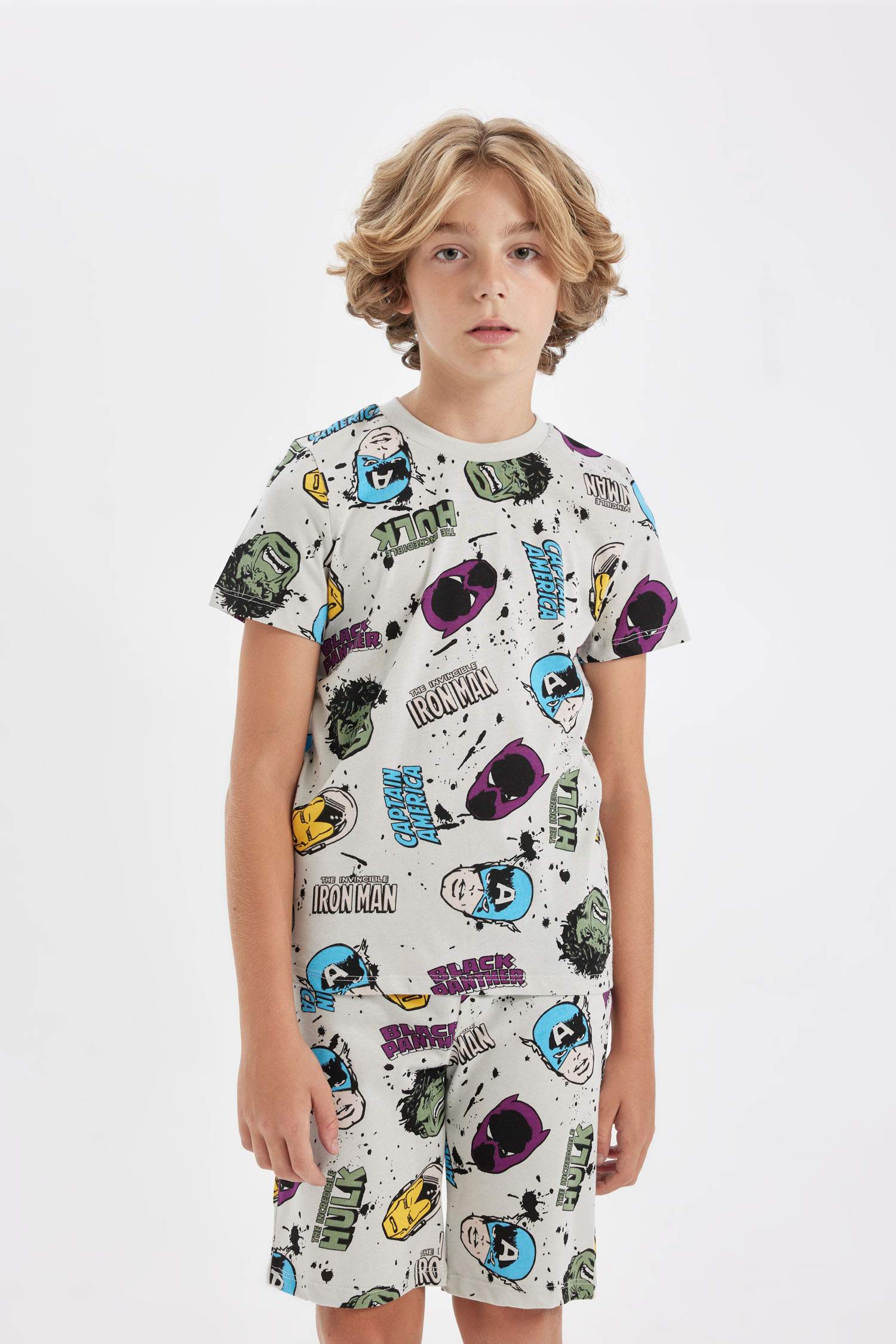 Boy Marvel Comics 2 Piece Pajama Set