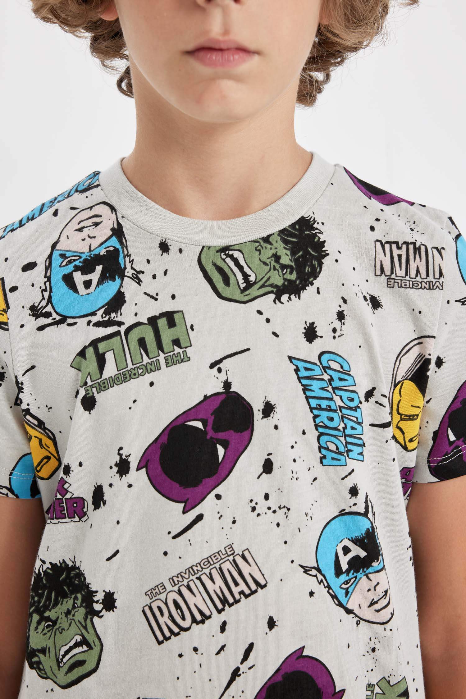 Boy Marvel Comics 2 Piece Pajama Set