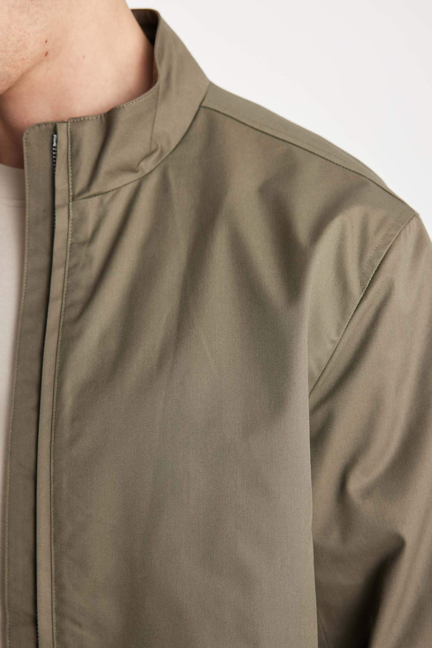 Slim Fit Windproof Stand Collar Light Thin Jacket