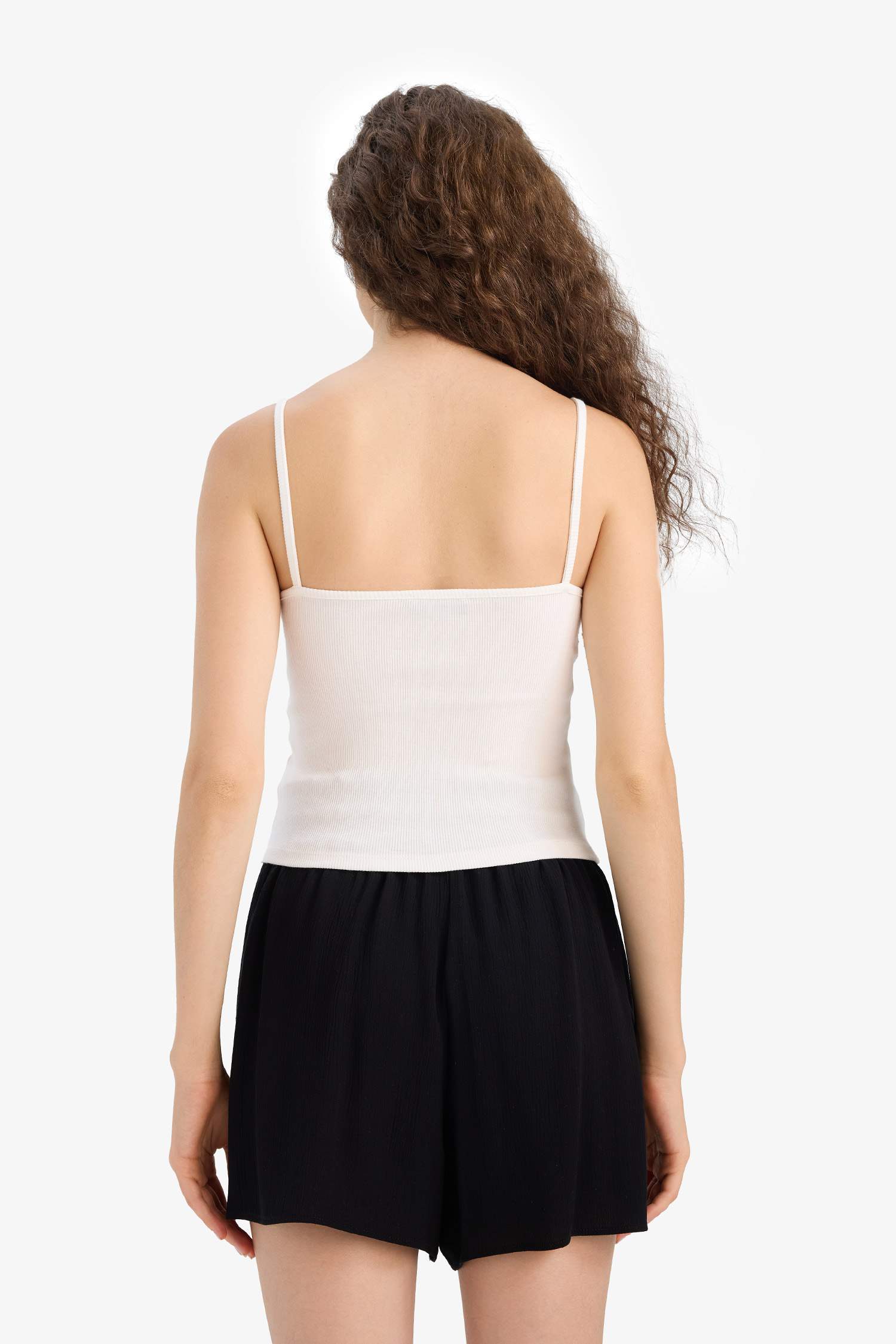 Slim Fit Camisole V-Neck Tank Top