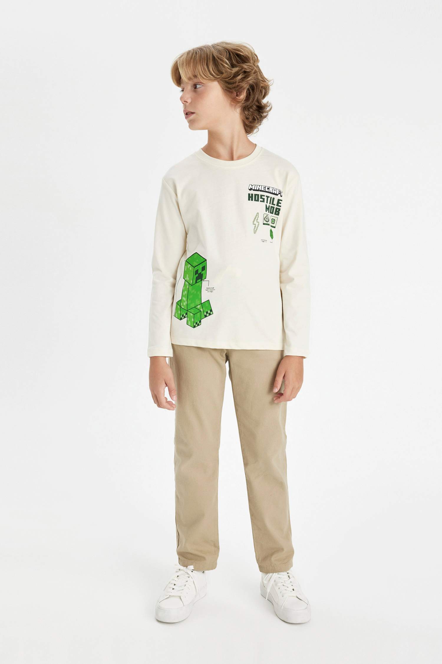 Boy Regular Fit Standard Leg Gabardine Trousers