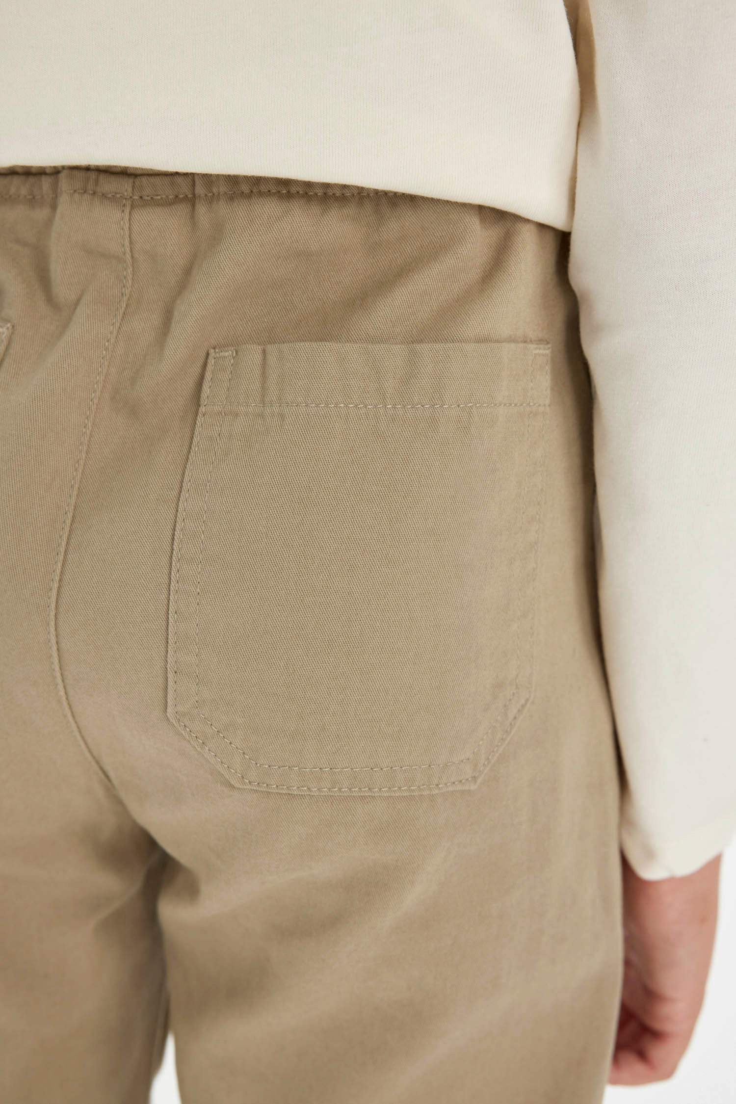 Boy Regular Fit Standard Leg Gabardine Trousers