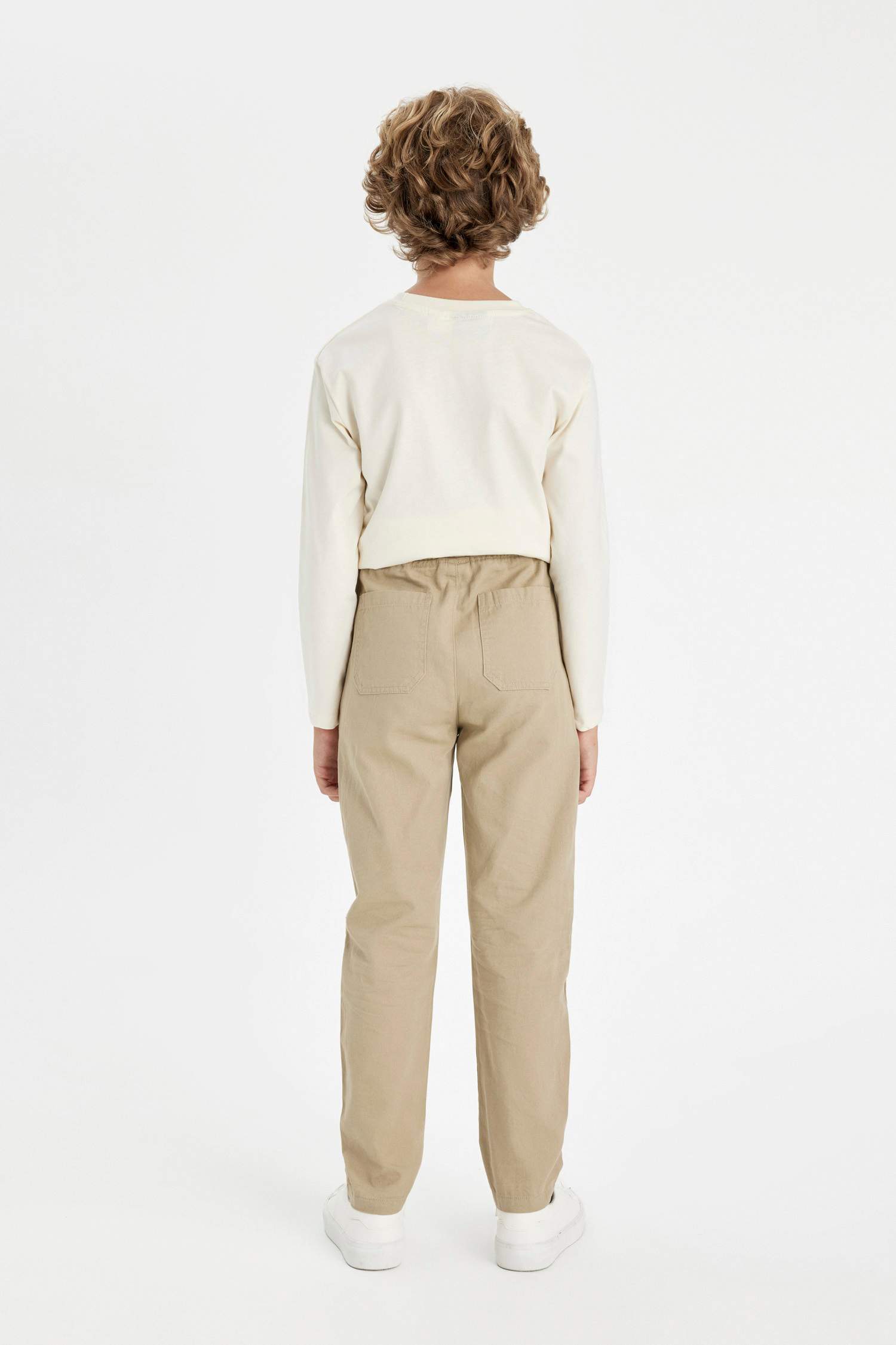 Boy Regular Fit Standard Leg Gabardine Trousers