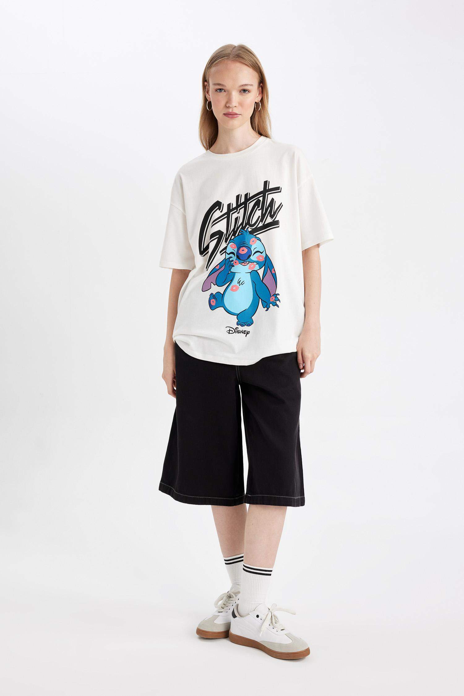 Coool Yüksek Bel Gabardin Bermuda Şort