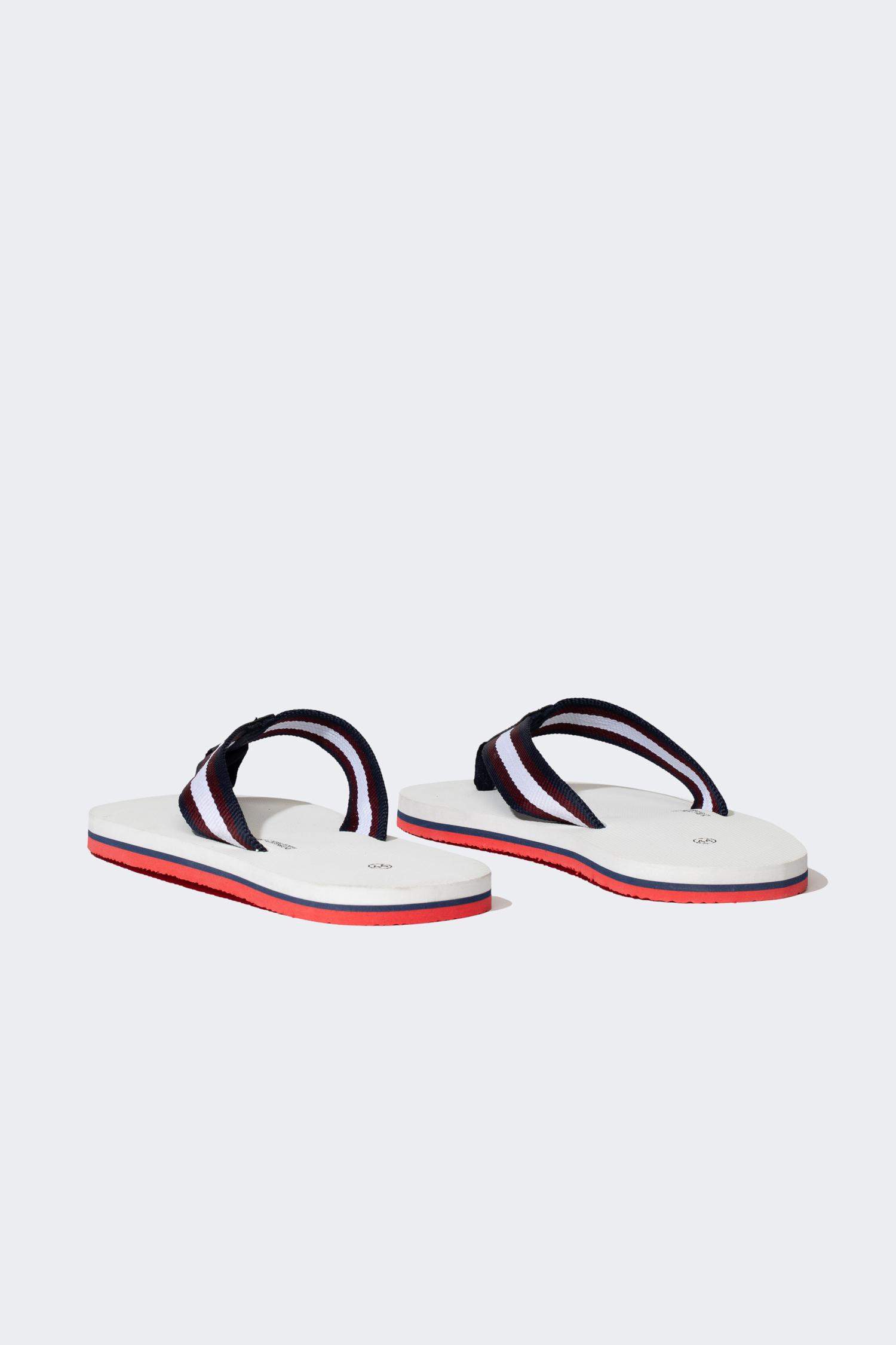 Man Thick Sole Slip On Combed Cotton Slippers