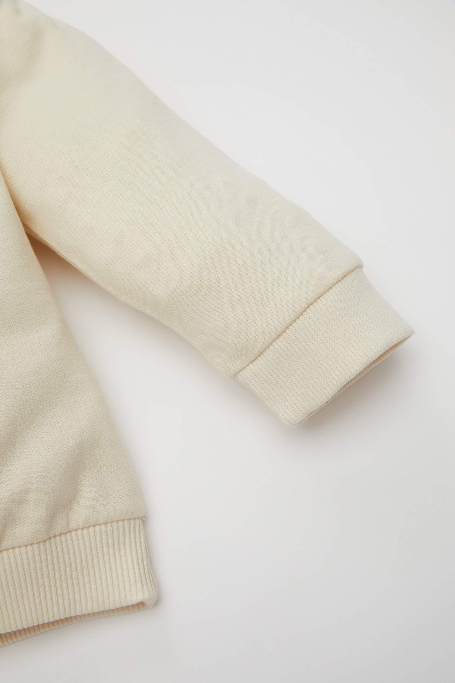 Erkek Bebek Bisiklet Yaka Dinozor Baskılı Sweatshirt