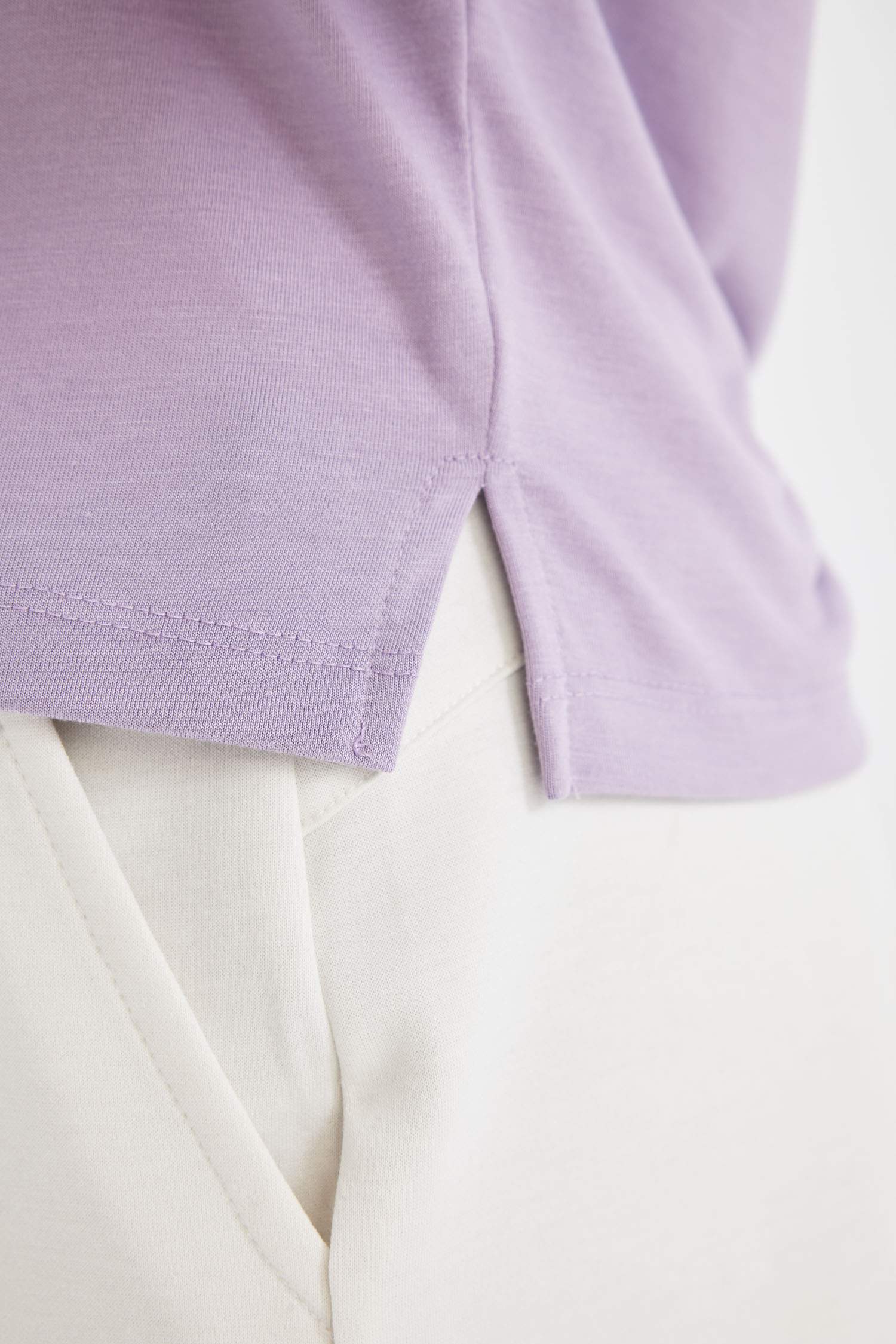 Crew Neck Sports Crop T-Shirt