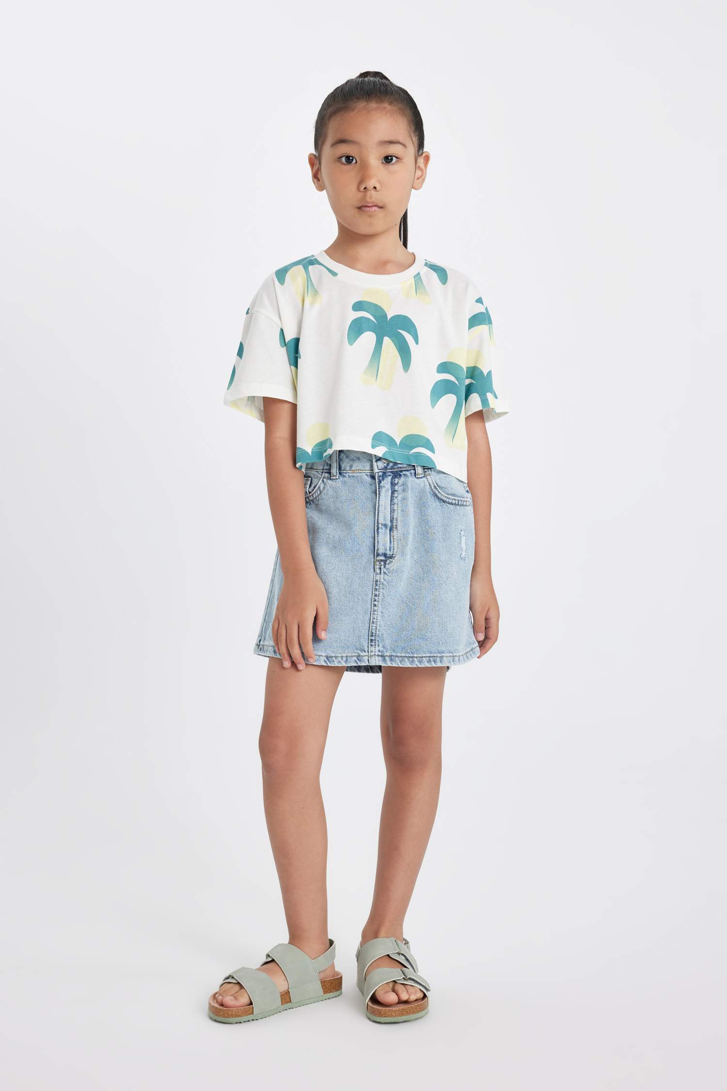 تيشيرت كروب بناتي بطبعة فاكهة