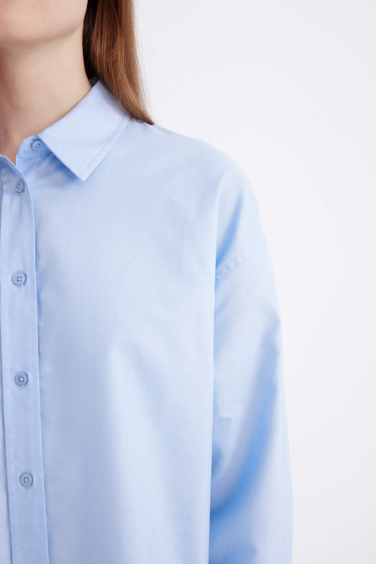 Relax Fit Oxford Uzun Kollu Gömlek Tunik