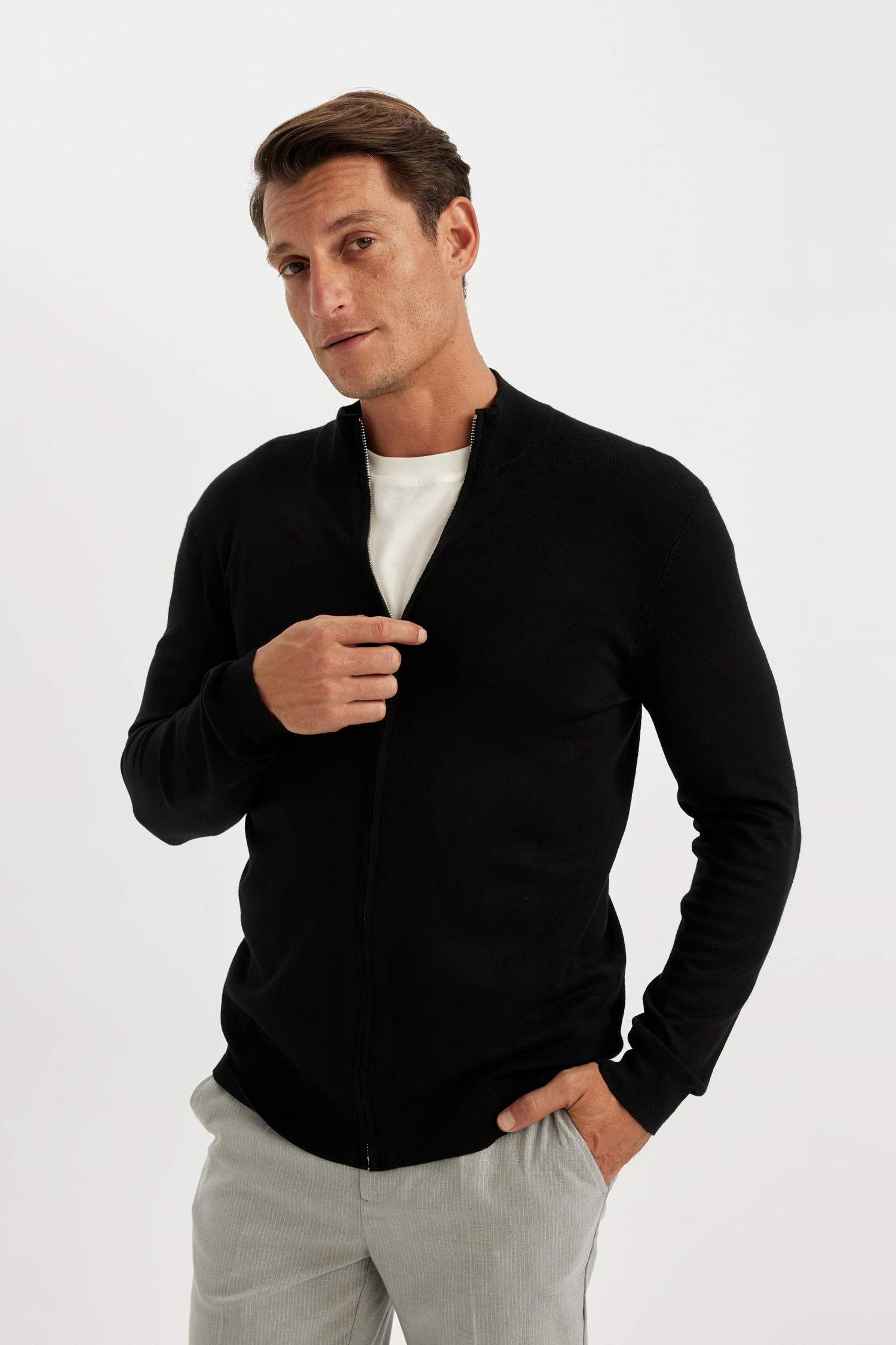 стандарт пішім мойынжейде трикотаж Кардиган