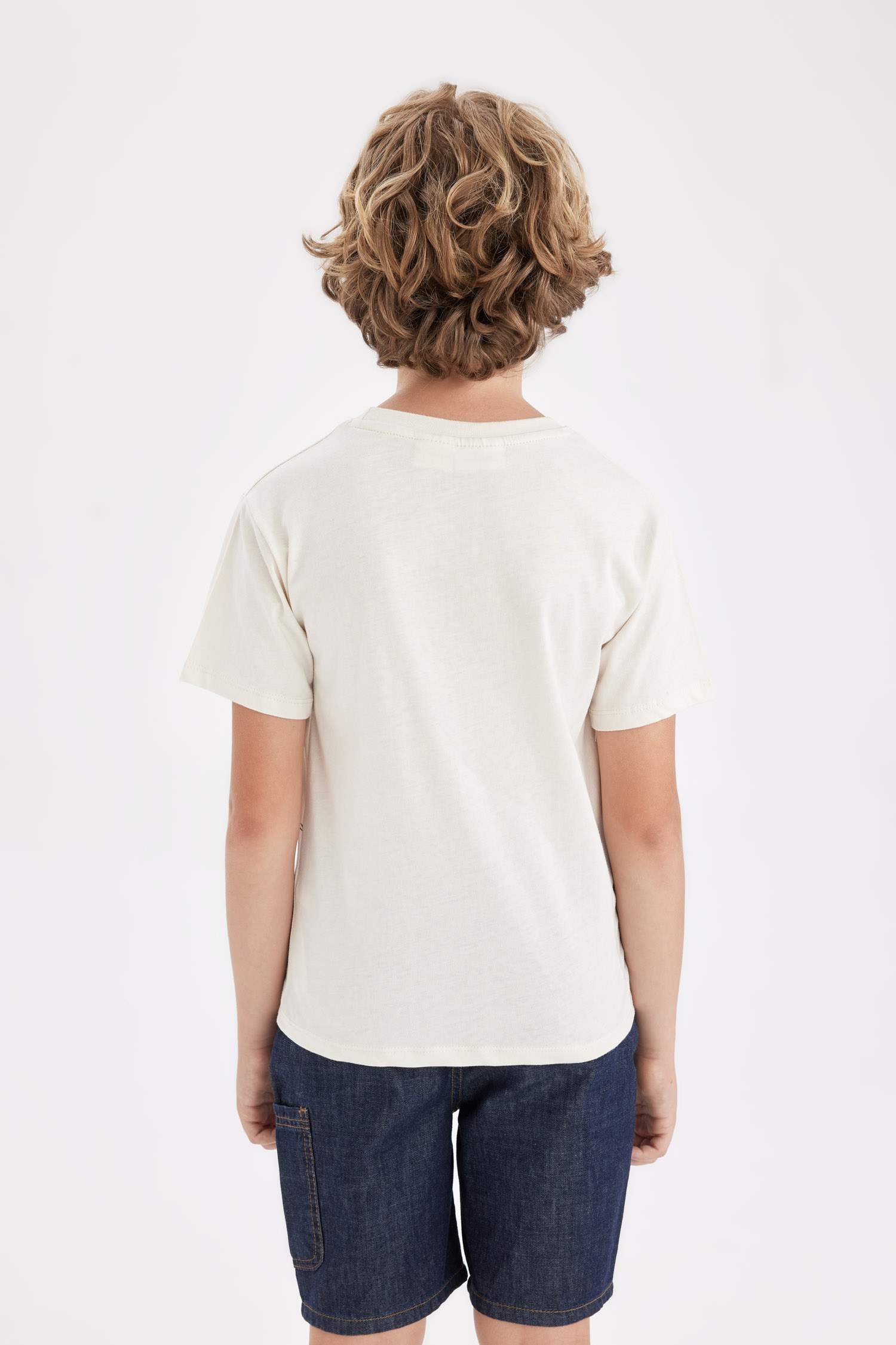 تيشيرت ولادي قصة عادية بياخة مستديرة من سلاحف النينجا