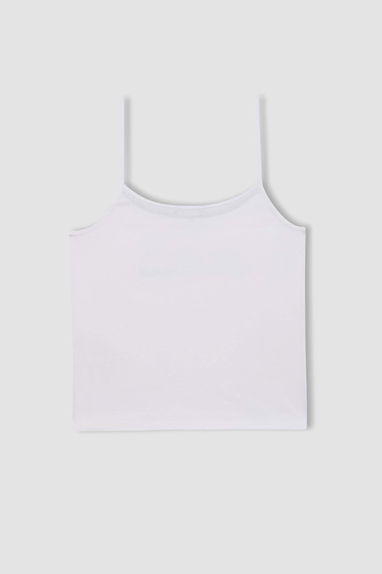 فانيلة سليم فيت بياخة بالدانتيل