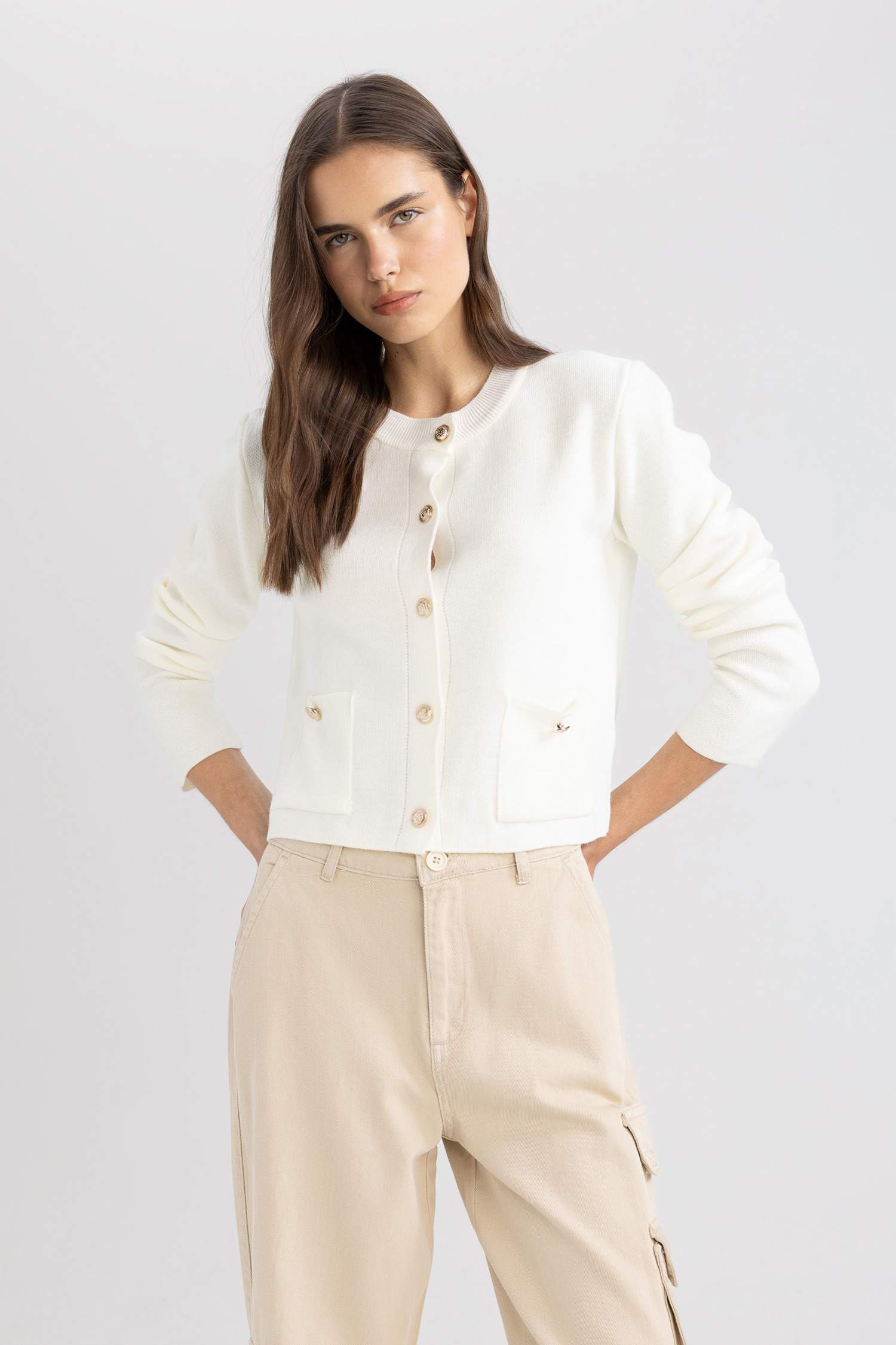 Sweatshirt Slim Col Rond