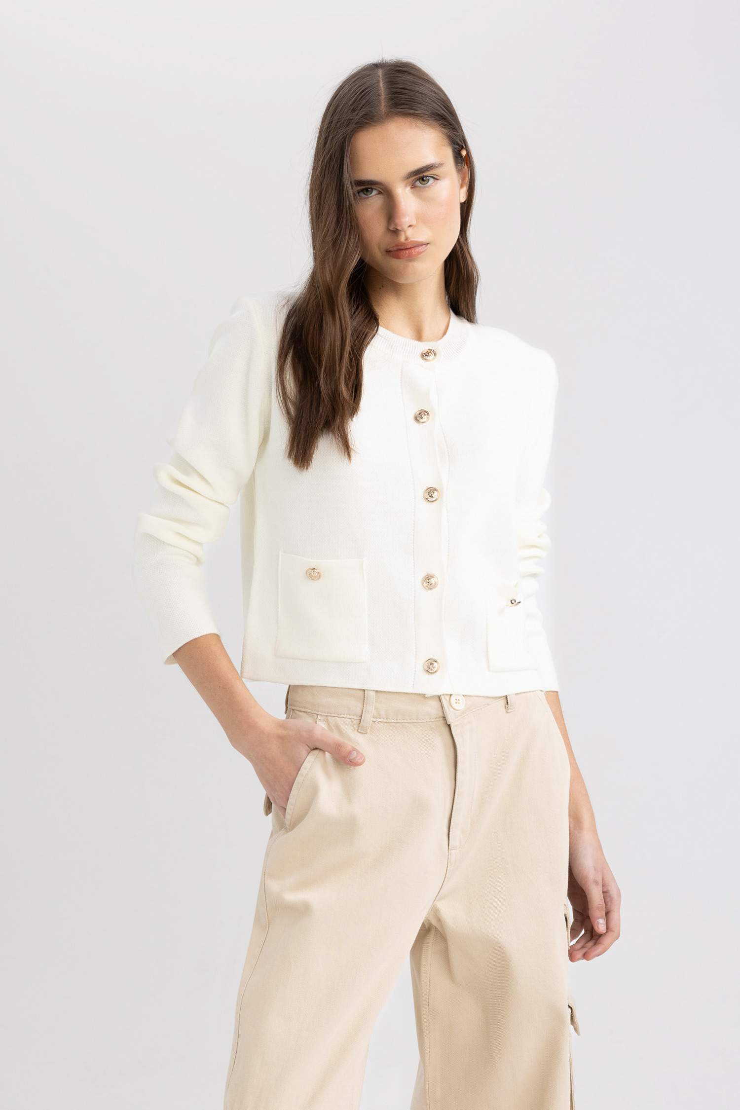 Sweatshirt Slim Col Rond