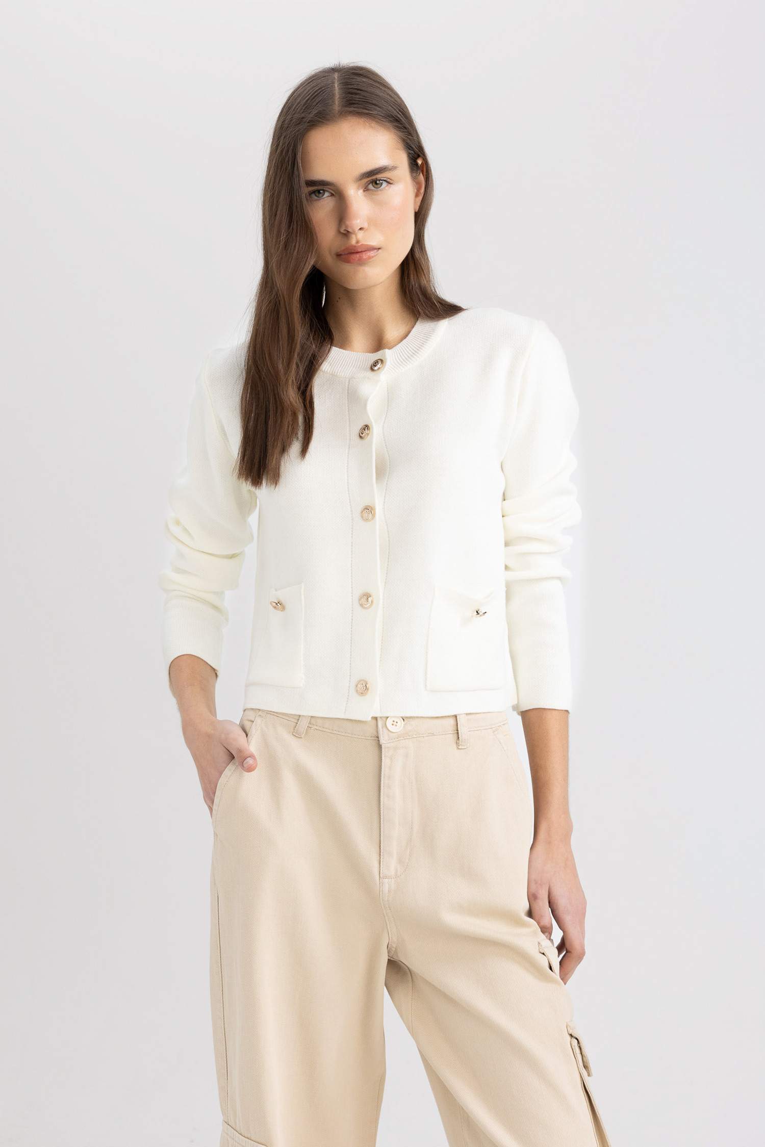 Sweatshirt Slim Col Rond